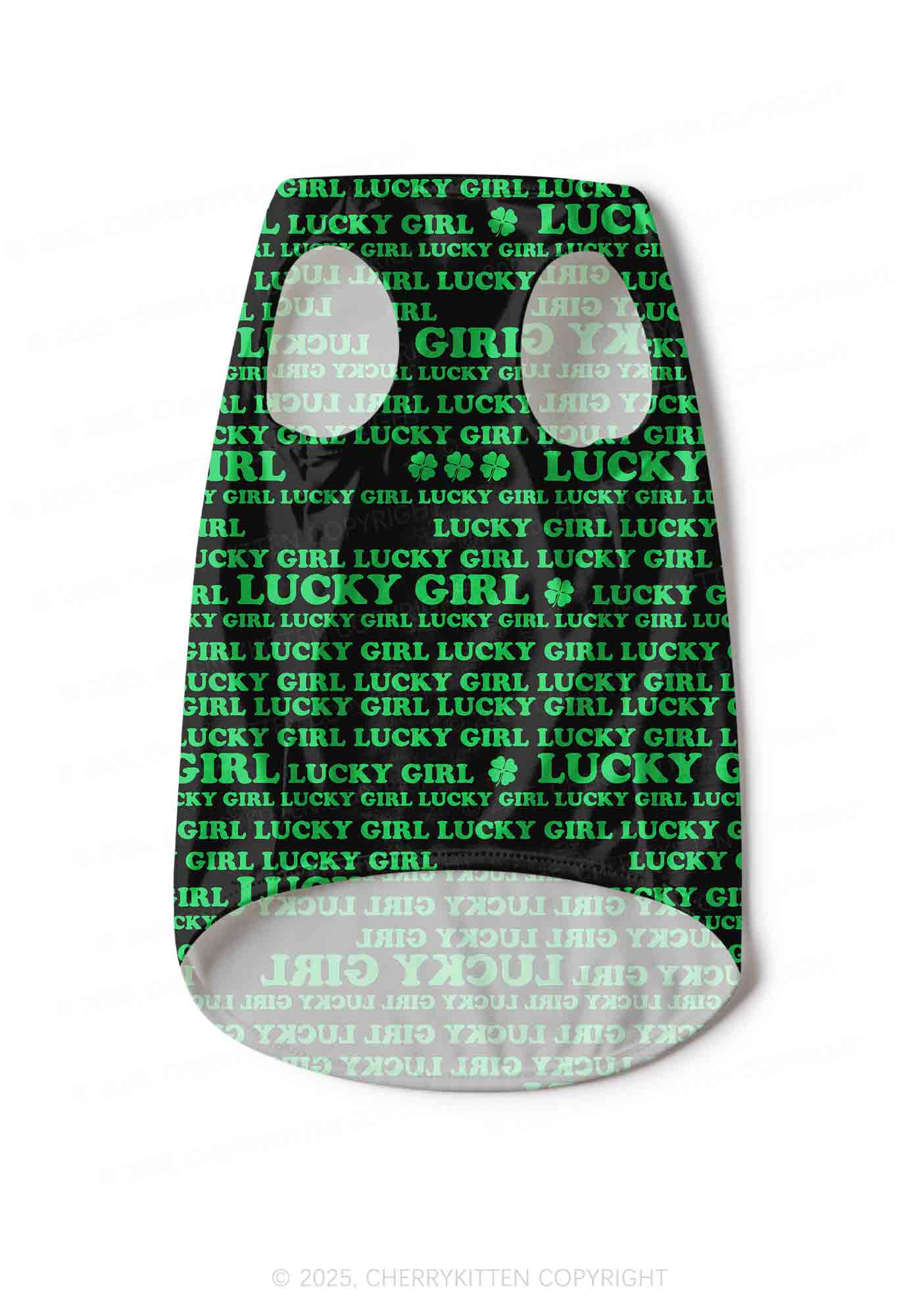 Lucky Girl Y2K Pet Tank Top Cherrykitten