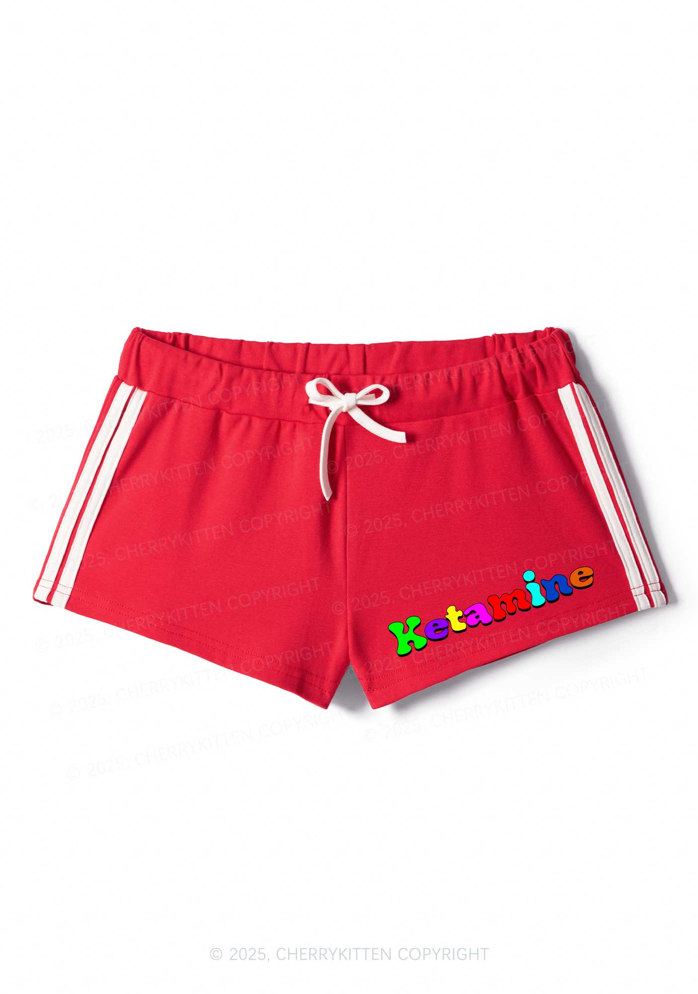 Candy K Y2K Drawstring Mini Shorts Cherrykitten