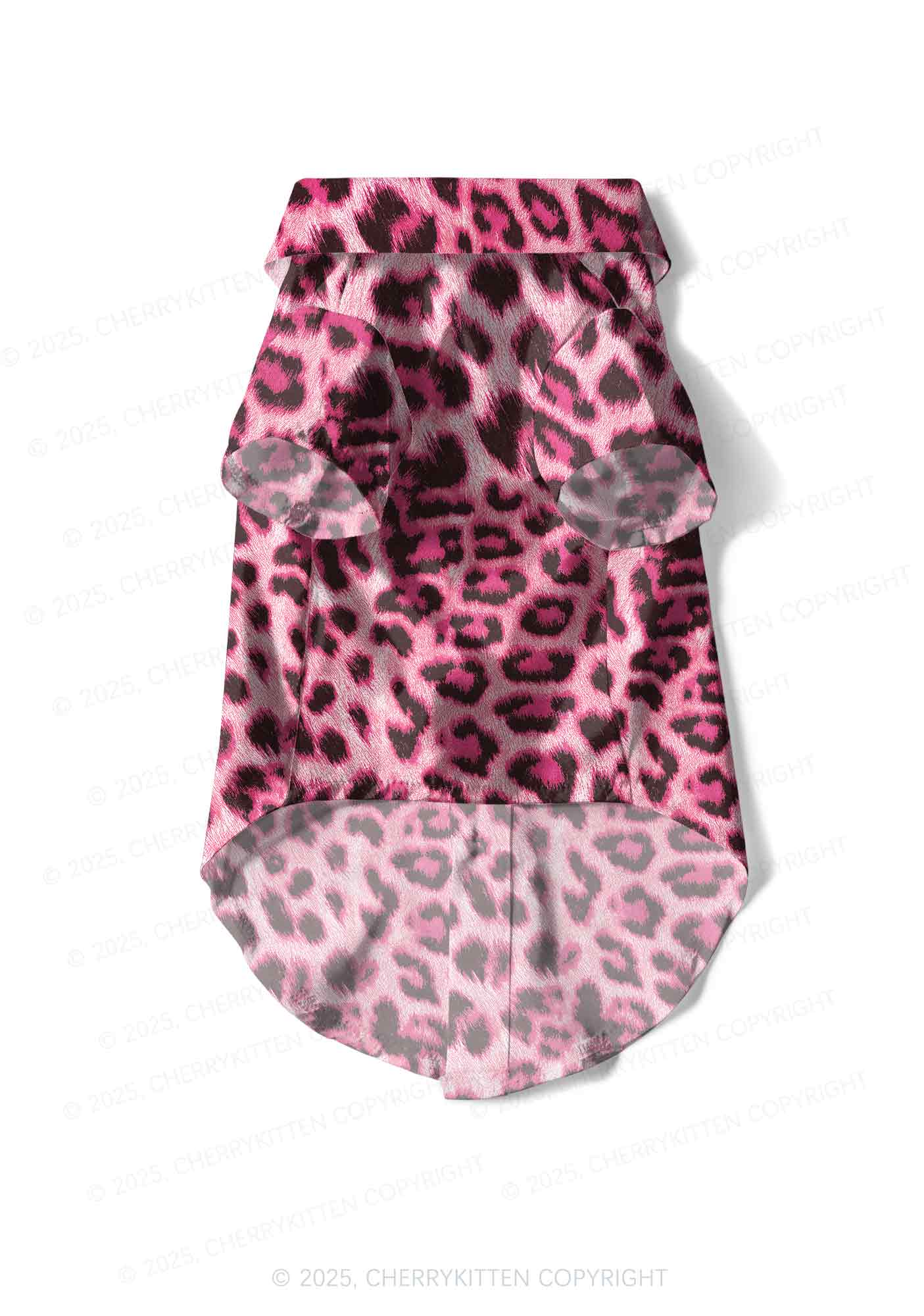 Pink Leopard Y2K Pet Shirts Cherrykitten