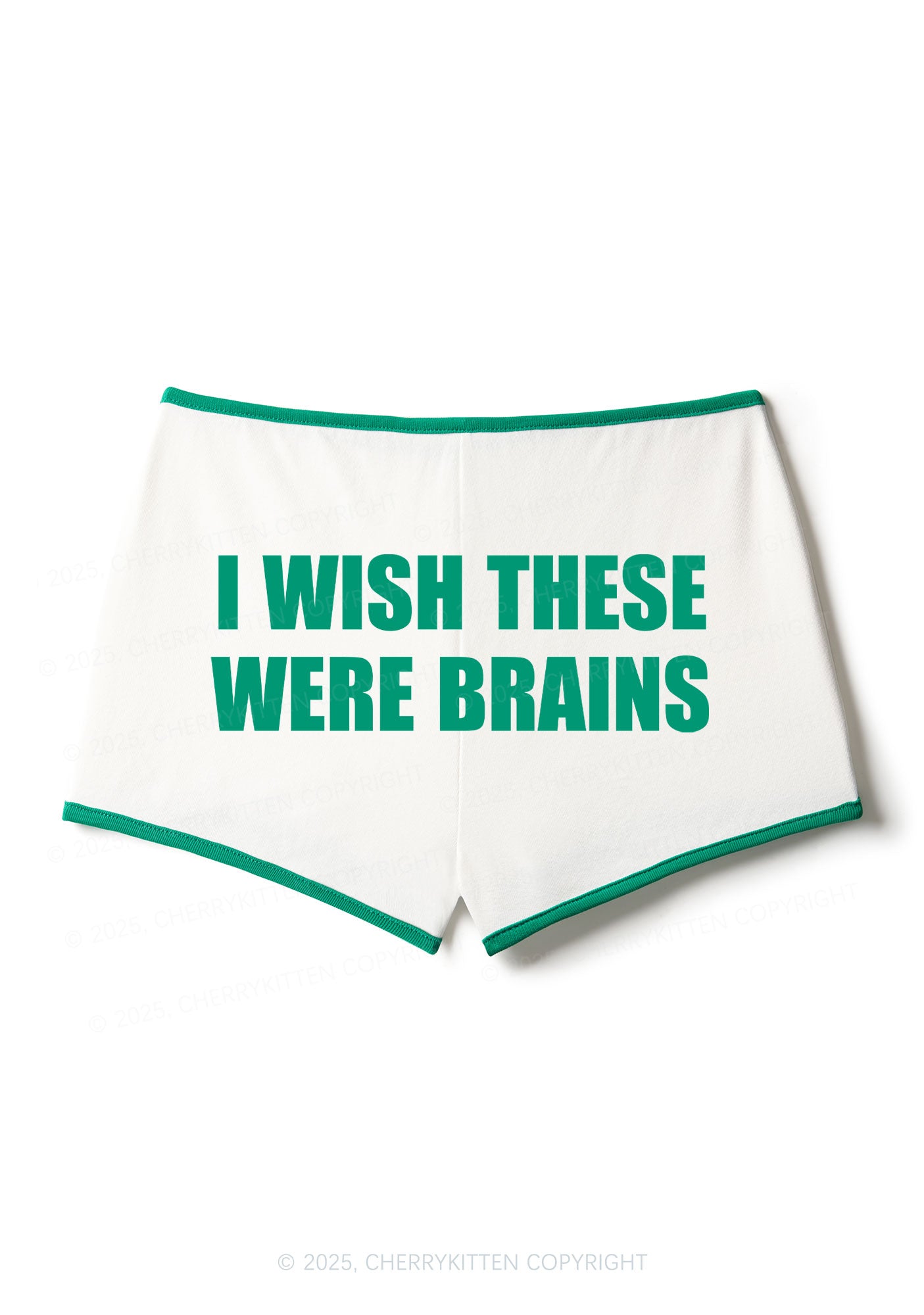 Wish These Were Brains Y2K Booty Shorts Cherrykitten