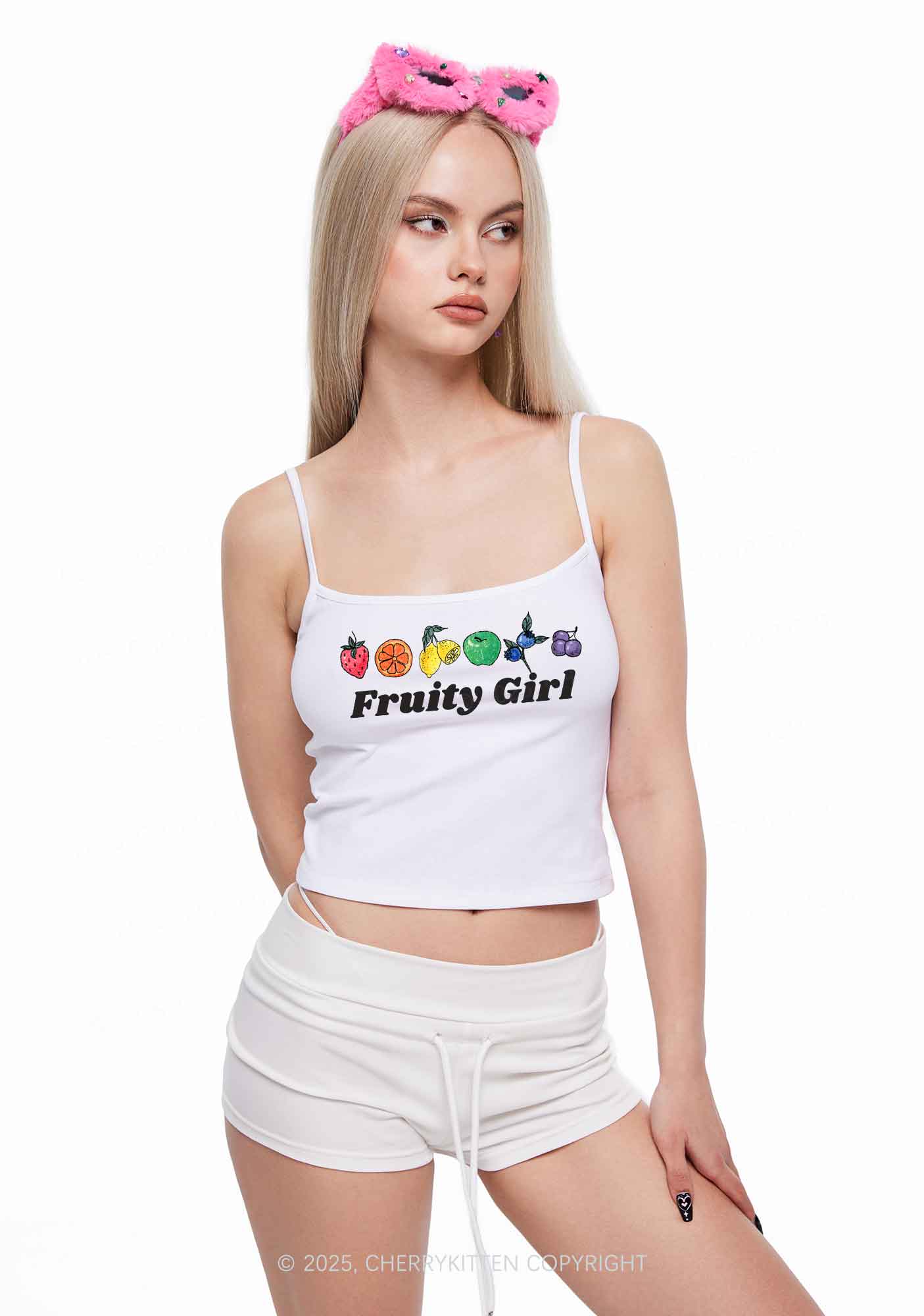 Fruity Girl Y2K Spaghetti Strap Cami Cherrykitten