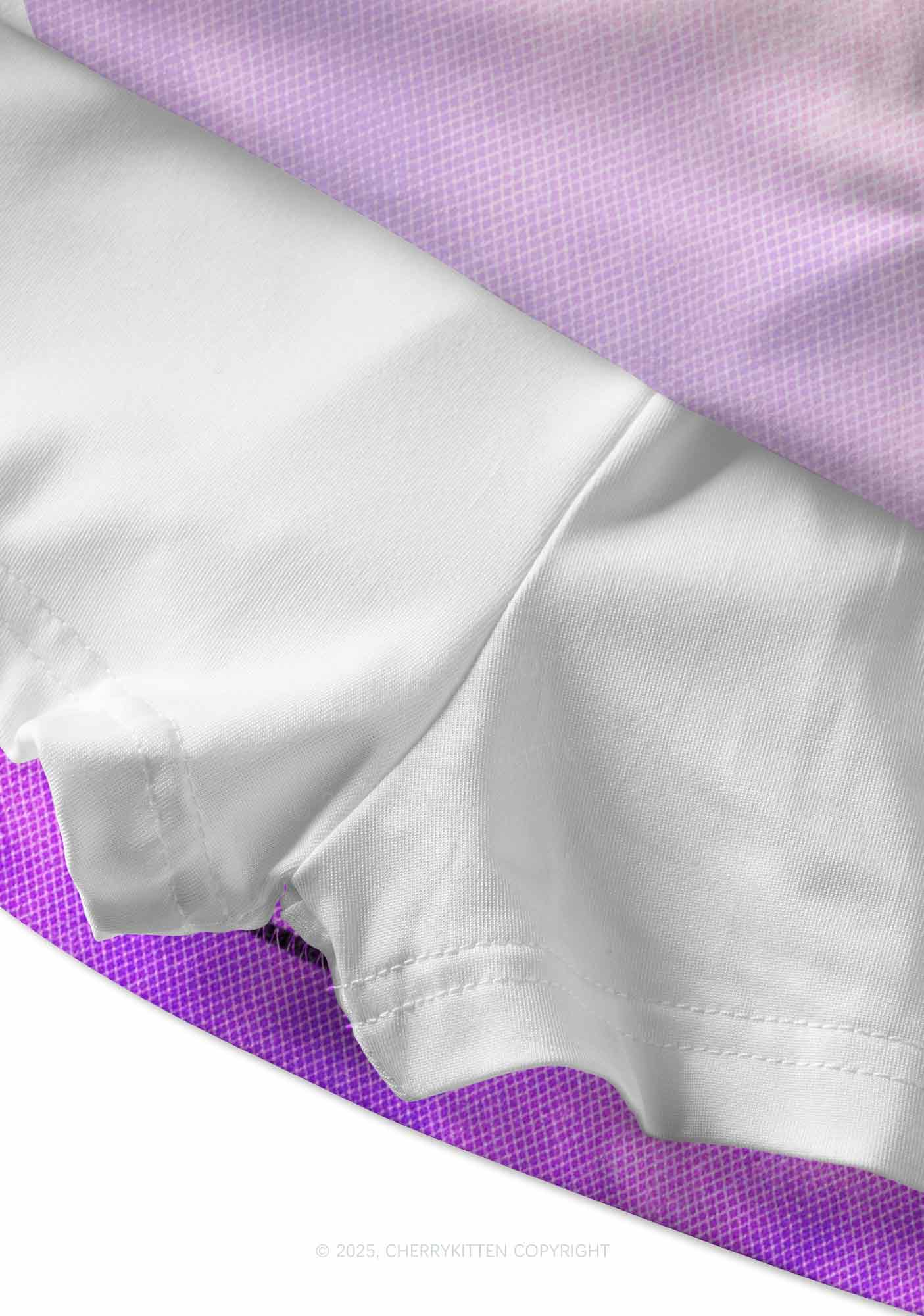 Bisexual Pride Y2K Print Mini Skirt Cherrykitten