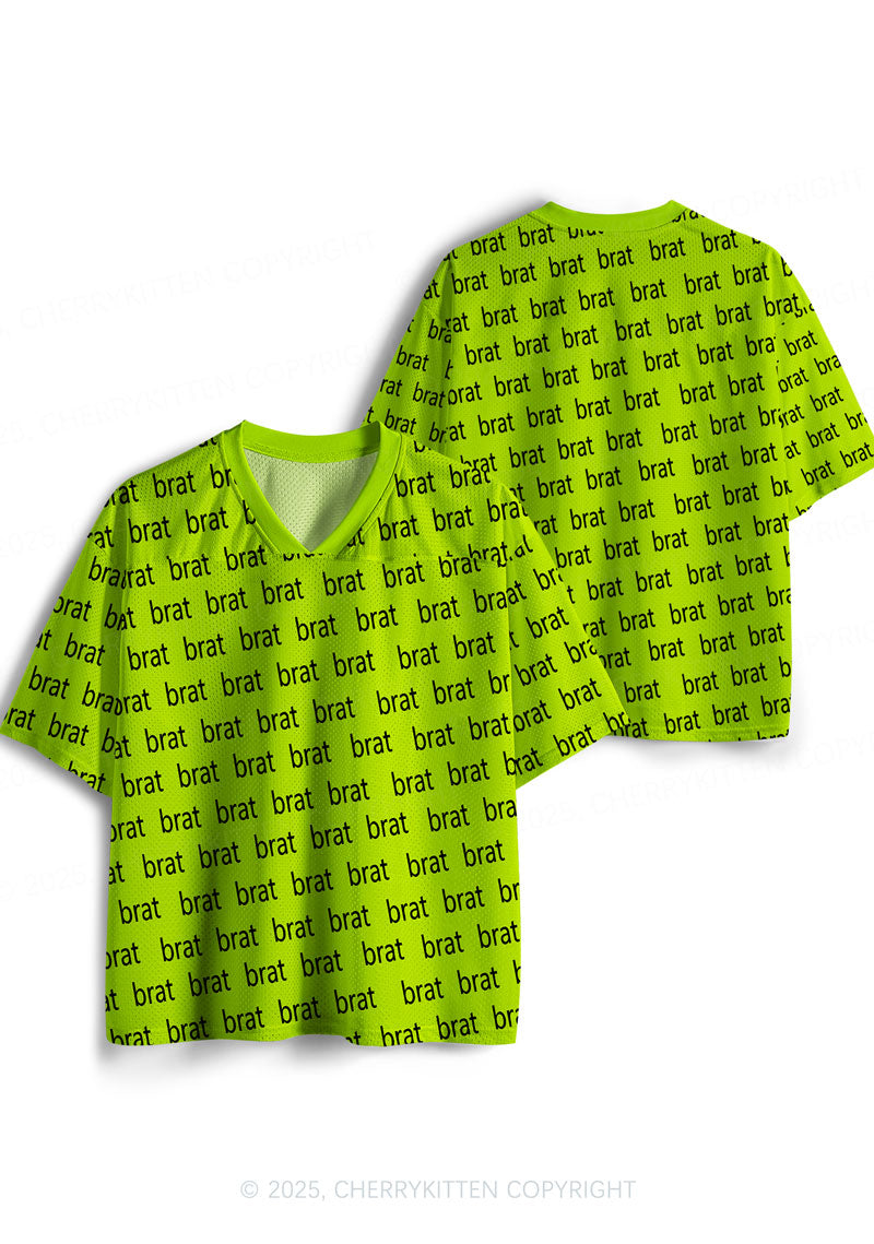 Brat Summer Y2K Sport Jersey Shirts Cherrykitten