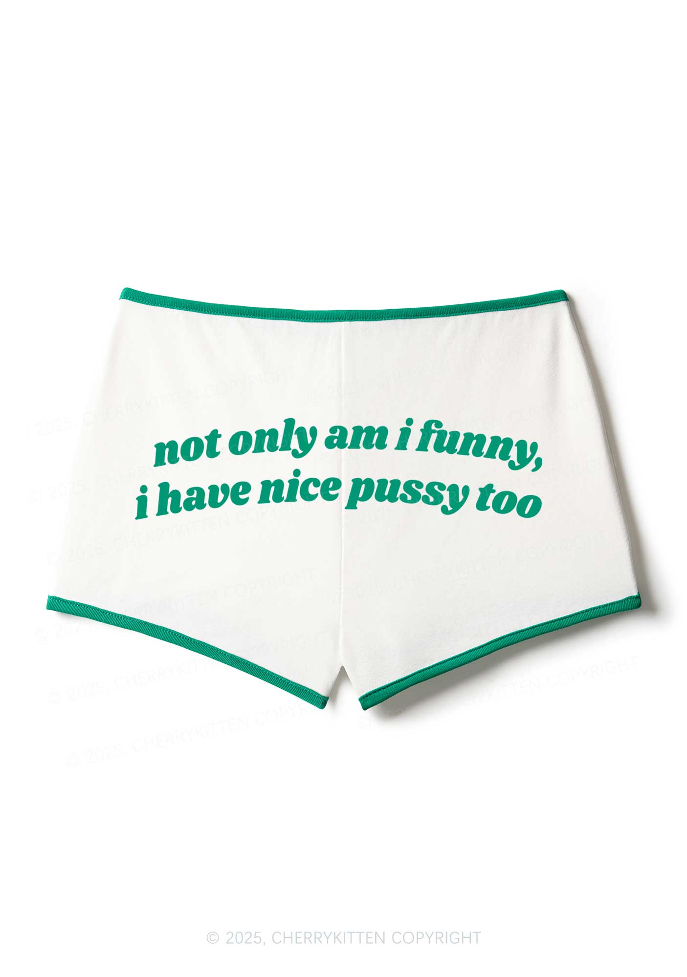 I Have Nice Puxxy Too Y2K Booty Shorts Cherrykitten