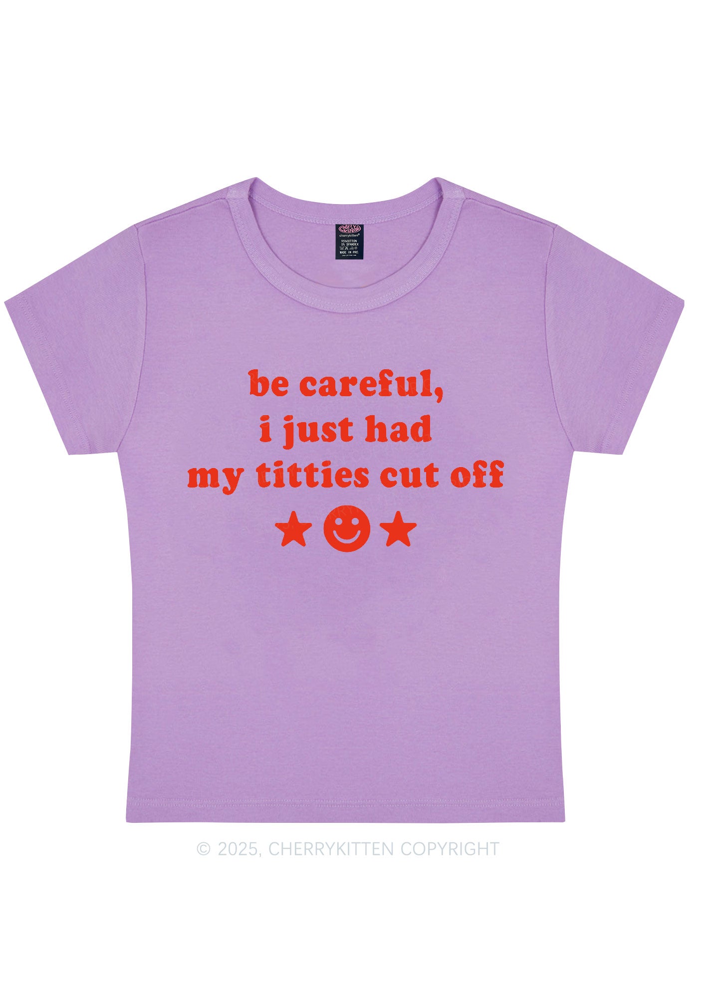 Just Had Txtties Cut Off Pride Y2K Baby Tee Cherrykitten