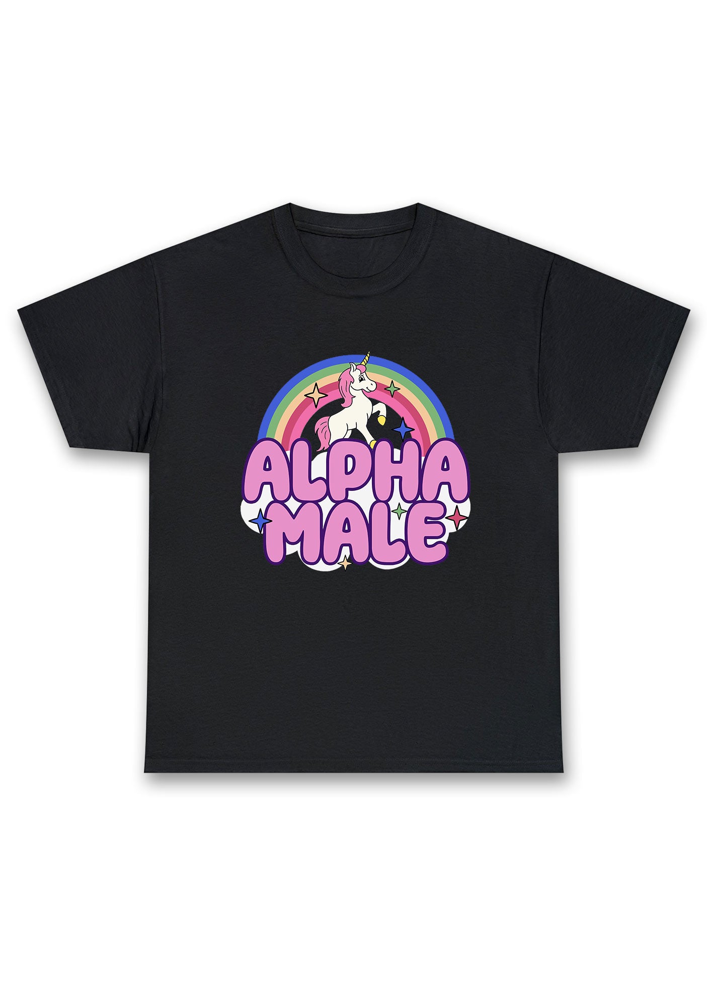 Rainbow Unicorn Alpha Male Chunky Shirt