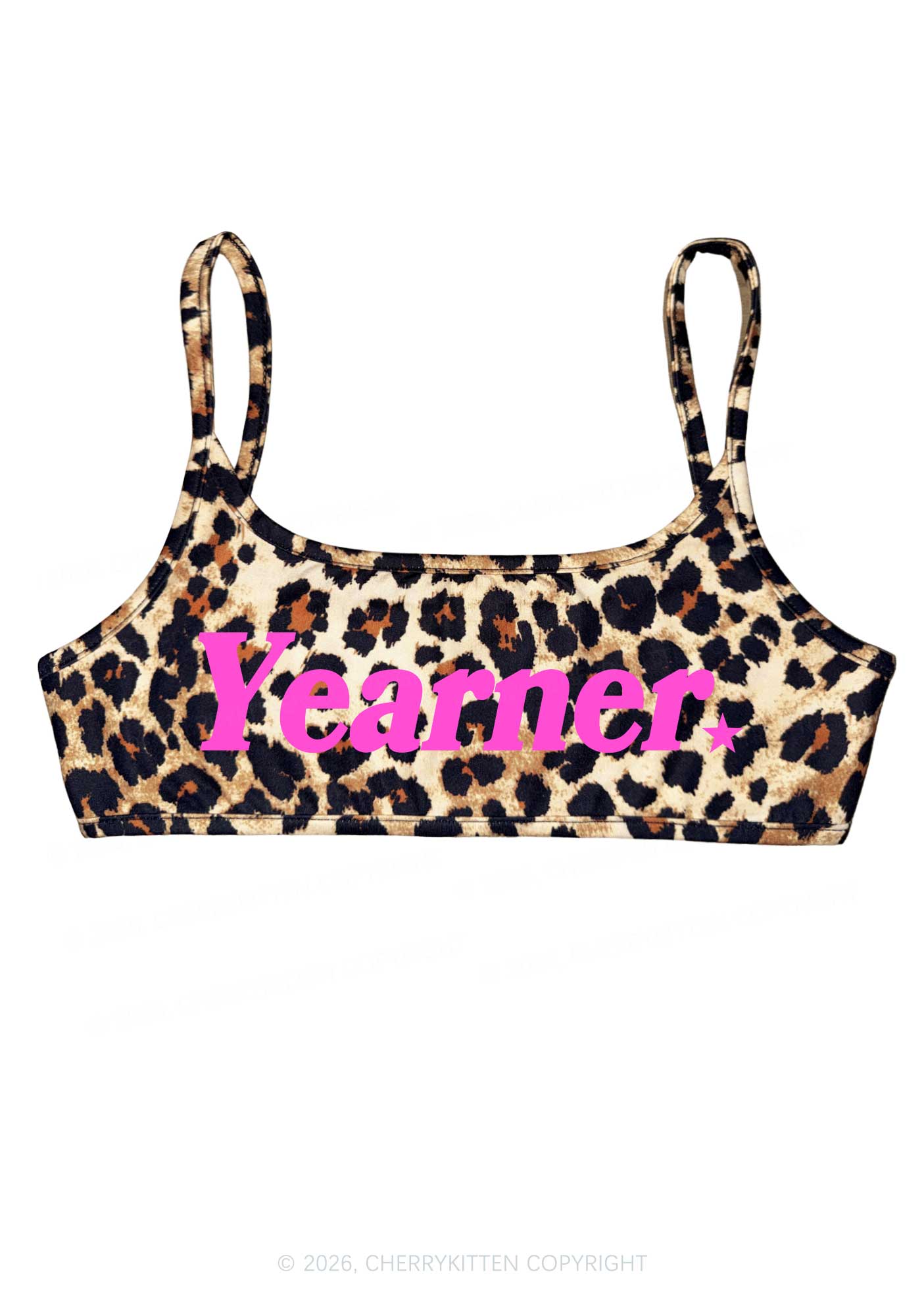 Yearner Y2K Super Crop Cami Cherrykitten