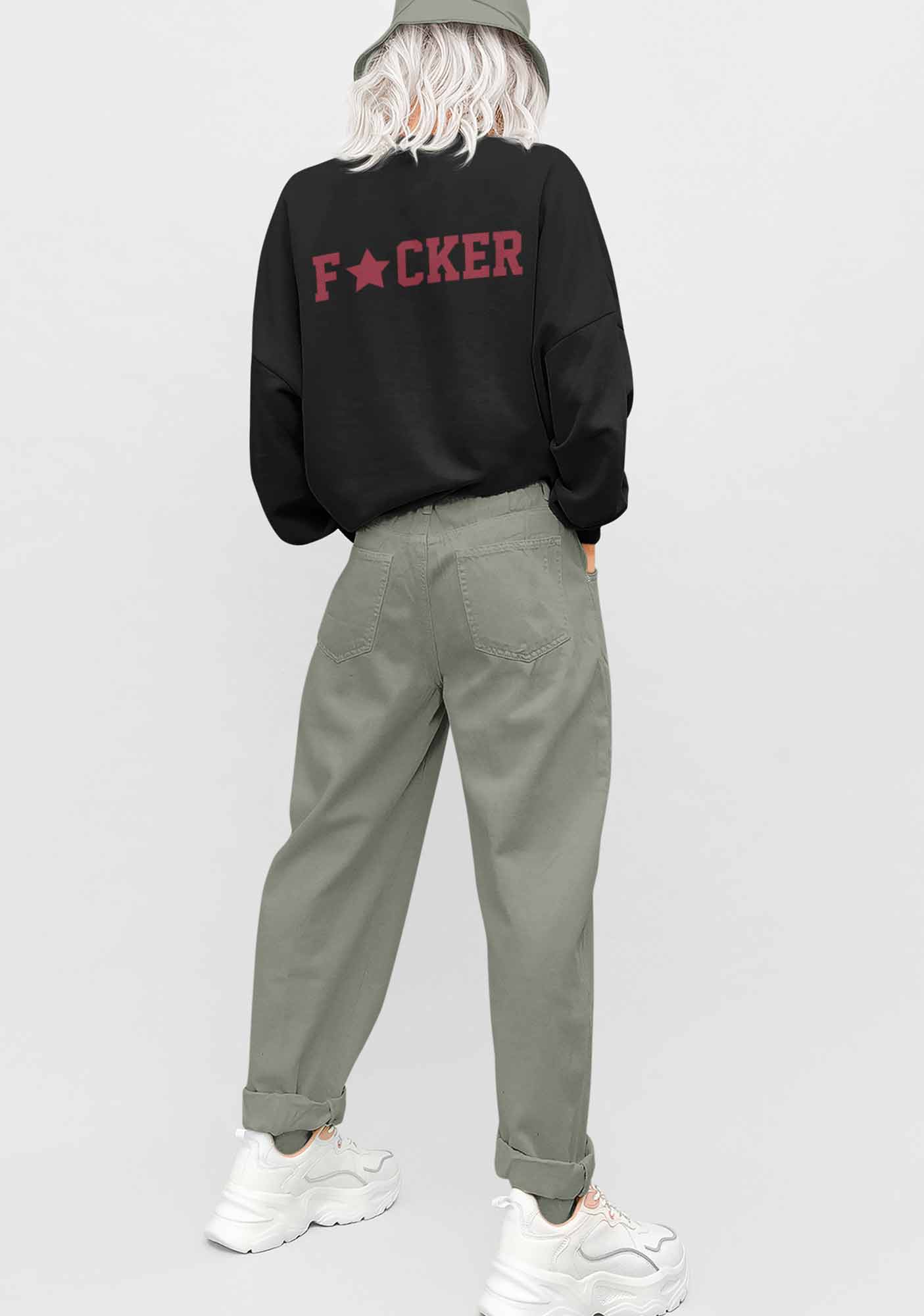 Motherfxcker Two Sides Y2K Sweatshirt