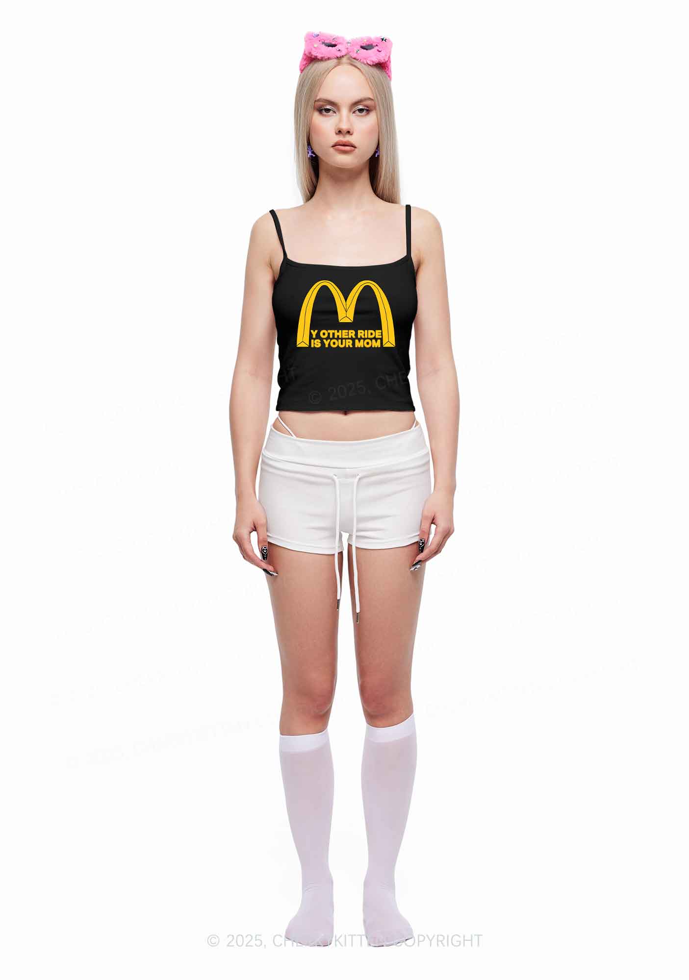 Ride Your Mom Y2K Spaghetti Strap Cami Cherrykitten