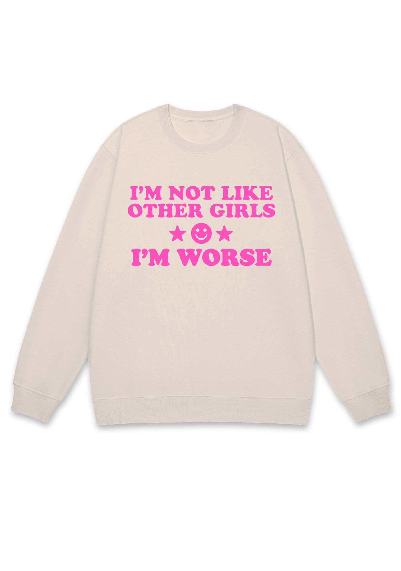 I'm Worse Y2K Sweatshirt