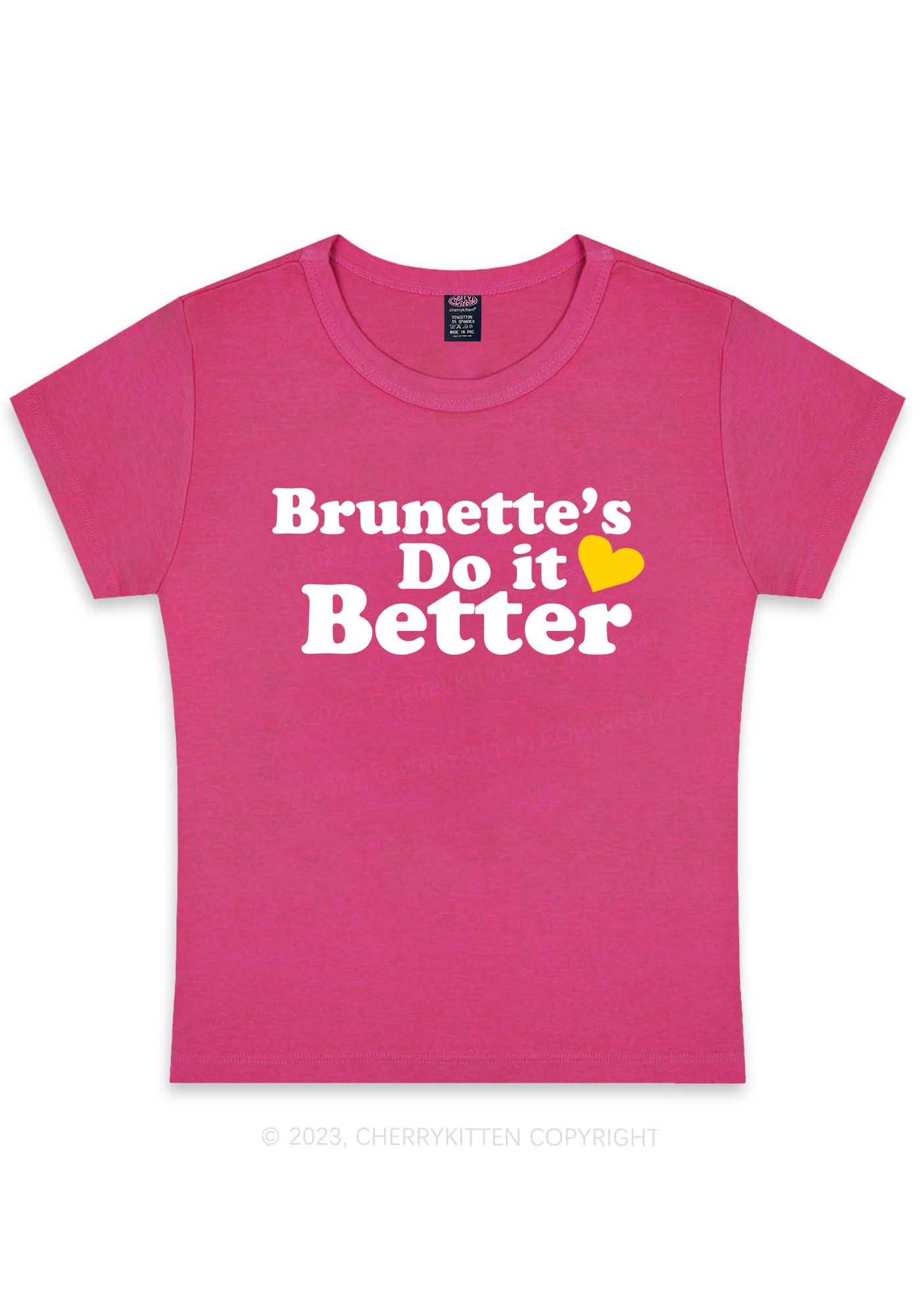 Curvy Do It Better Y2K Baby Tee Cherrykitten