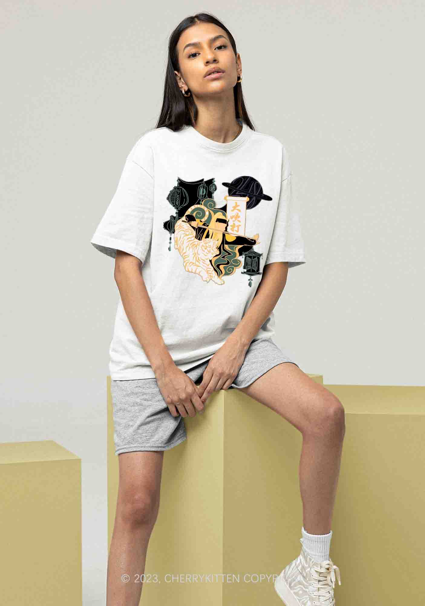 Daechwita Kpop Y2K Chunky Shirt Cherrykitten