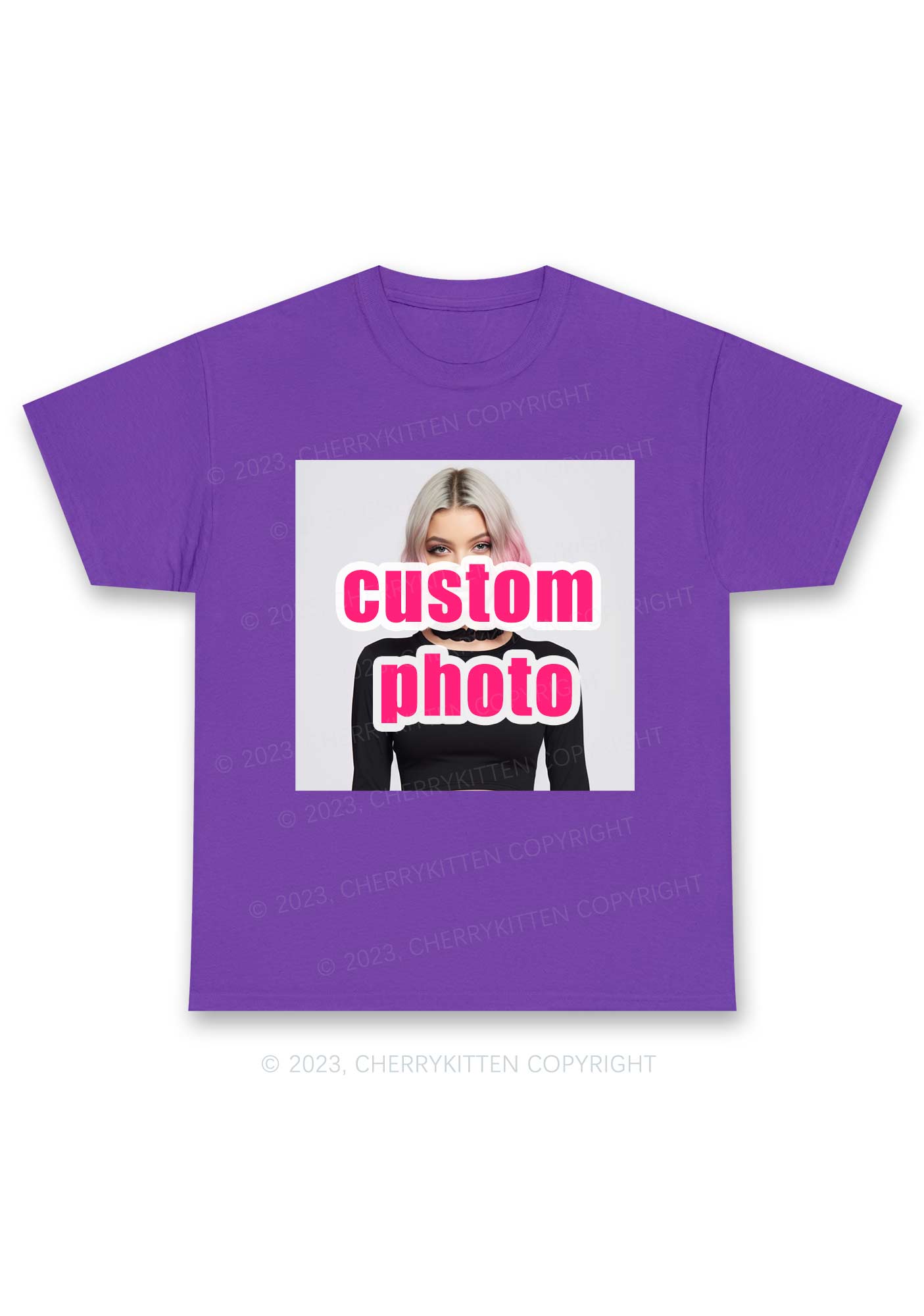 Custom Photo Y2K Chunky Shirt Cherrykitten