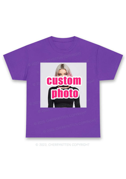 Custom Photo Y2K Chunky Shirt Cherrykitten