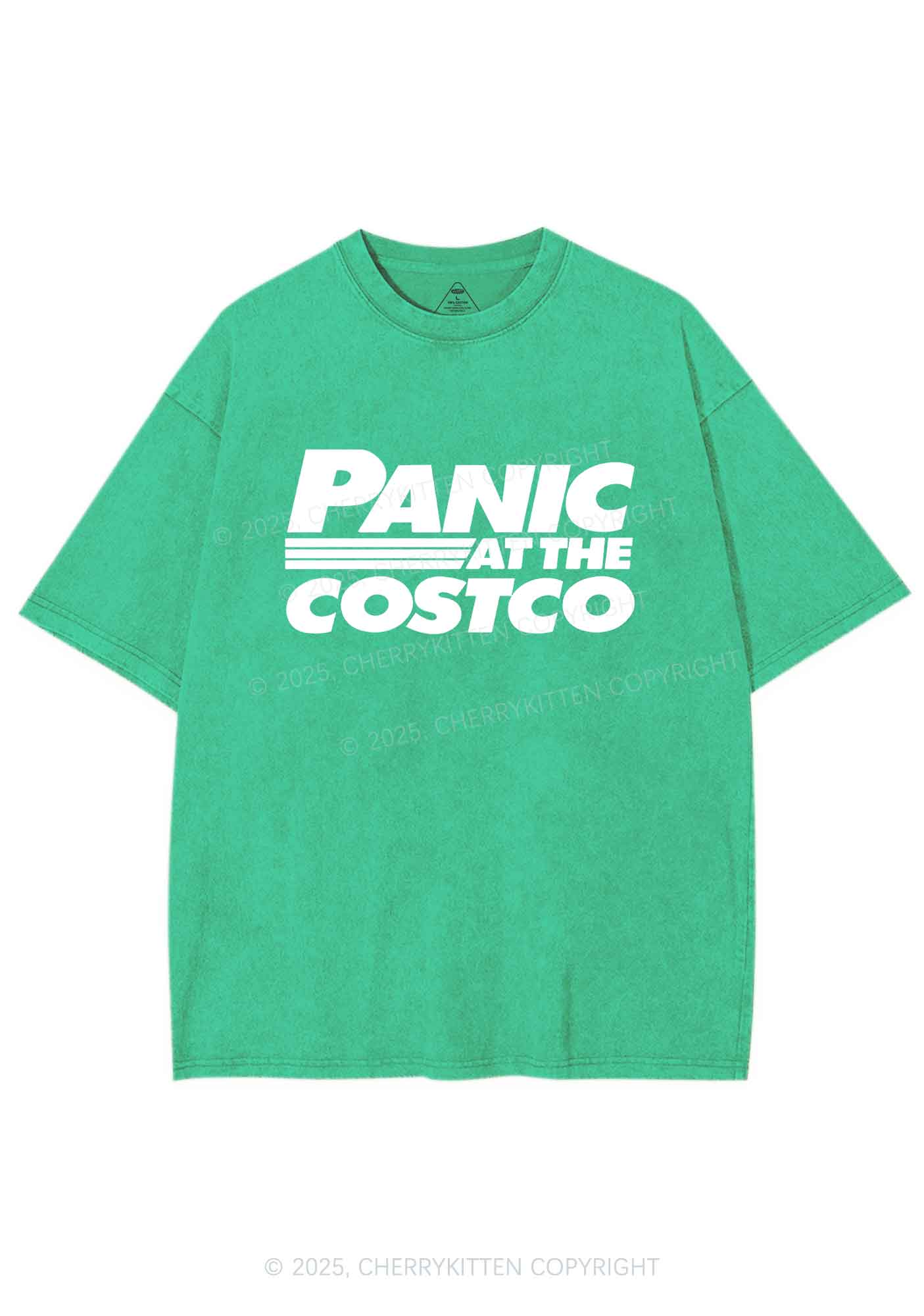 Panic Costco Y2K Shirts Washed Tee Cherrykitten