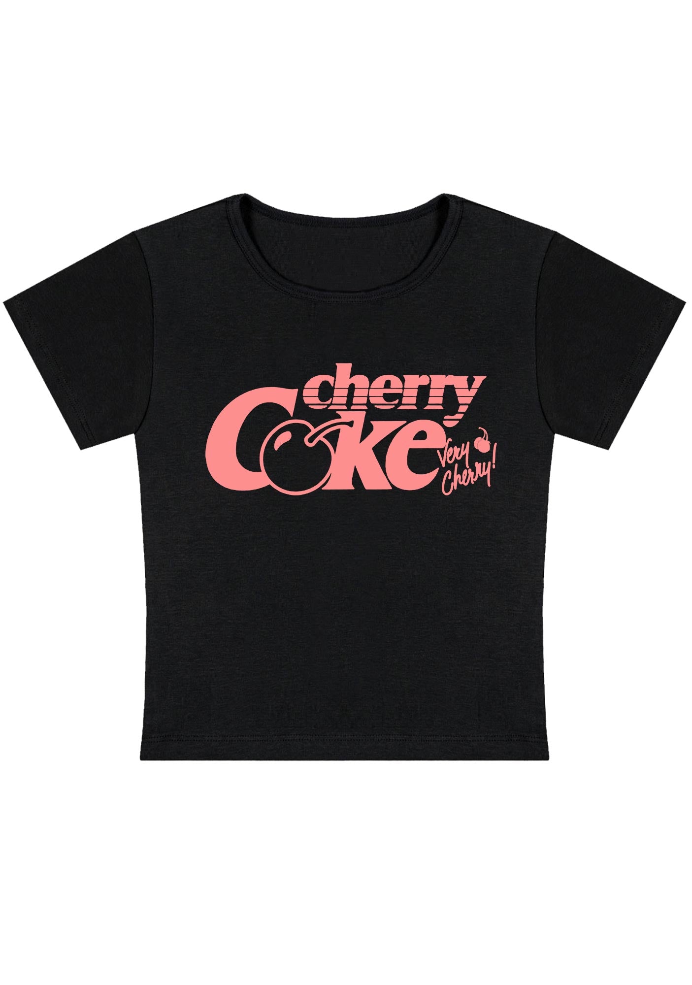 Curvy Very Cherry Coke Baby Tee