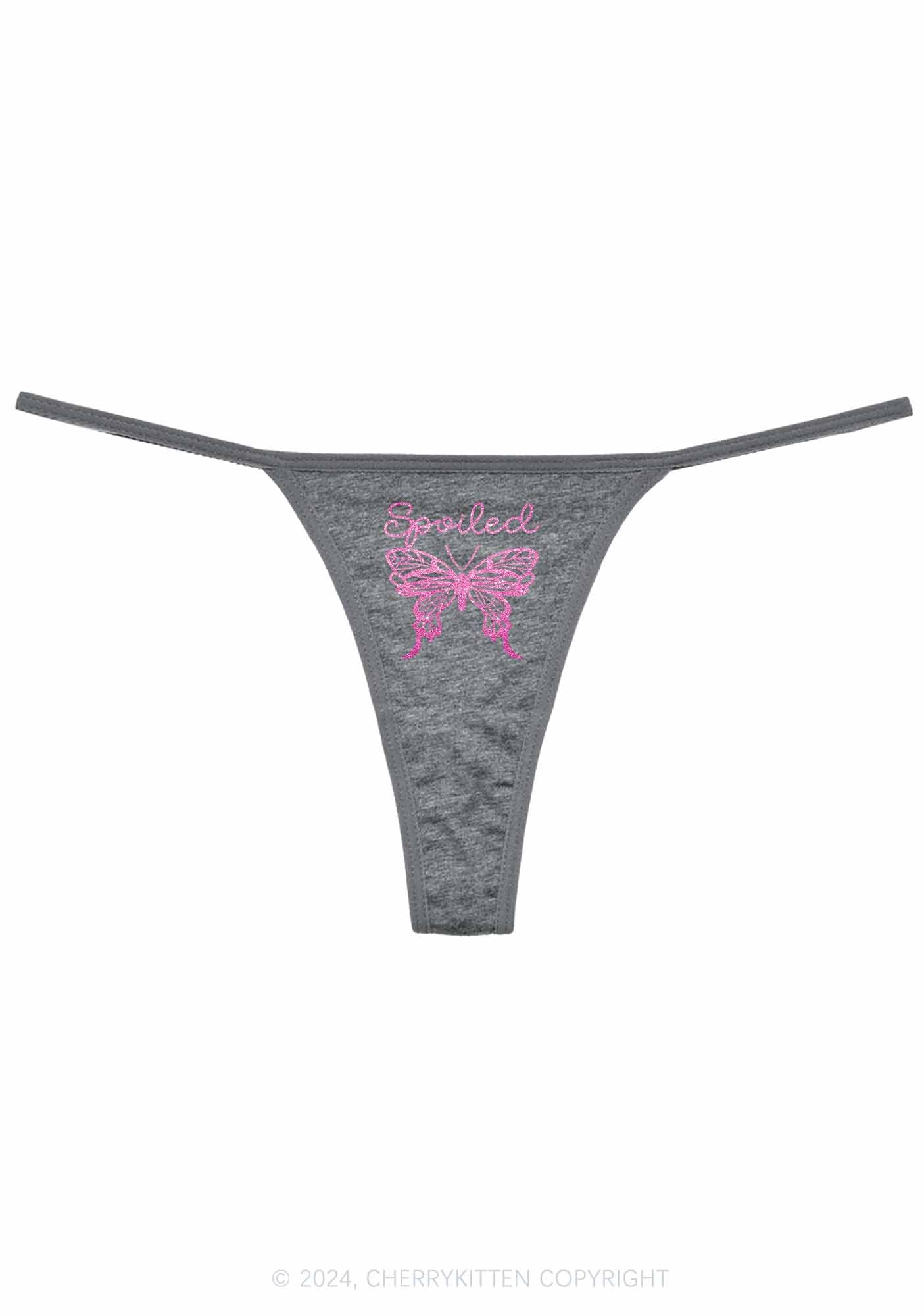 Spoiled Butterfly Y2K Flat String Thong Cherrykitten