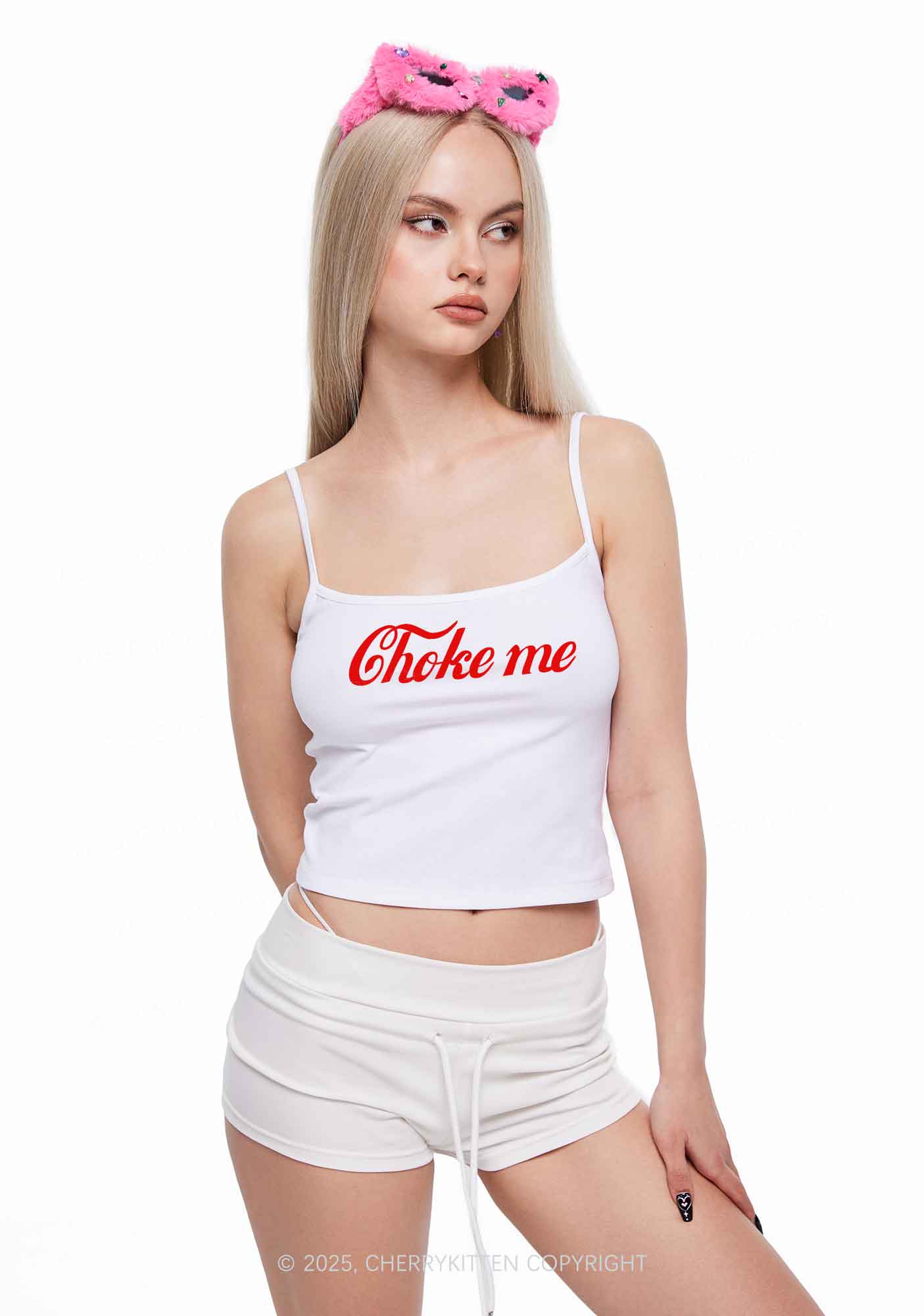Choke Me Y2K Spaghetti Strap Cami Cherrykitten