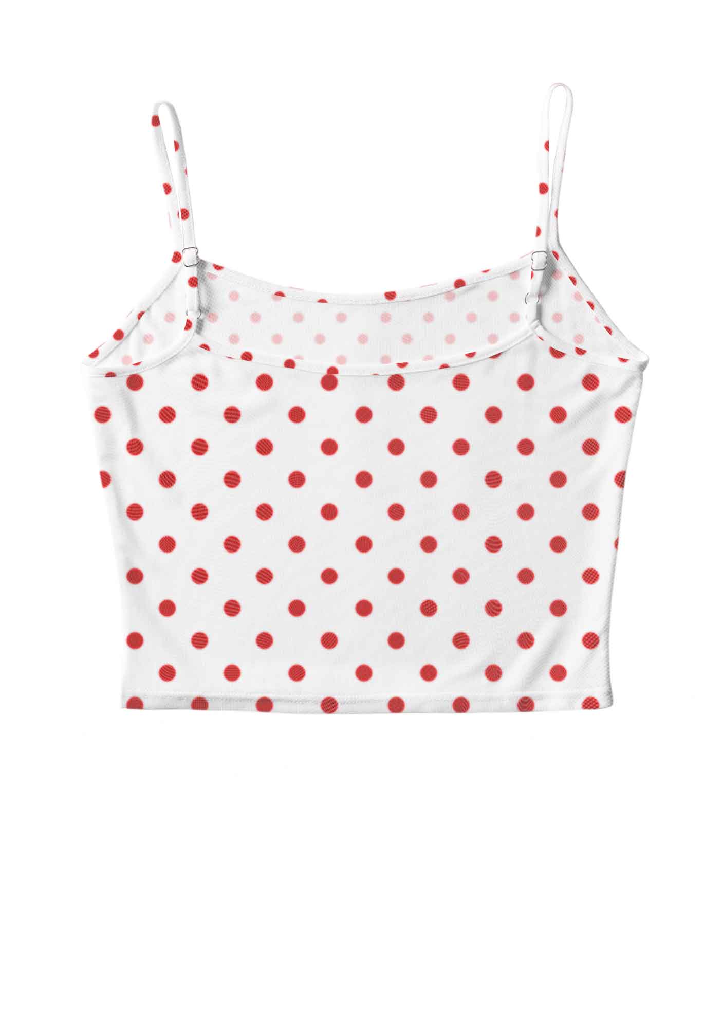 Dots Red Corset Y2K Mesh Cami Tank Cherrykitten
