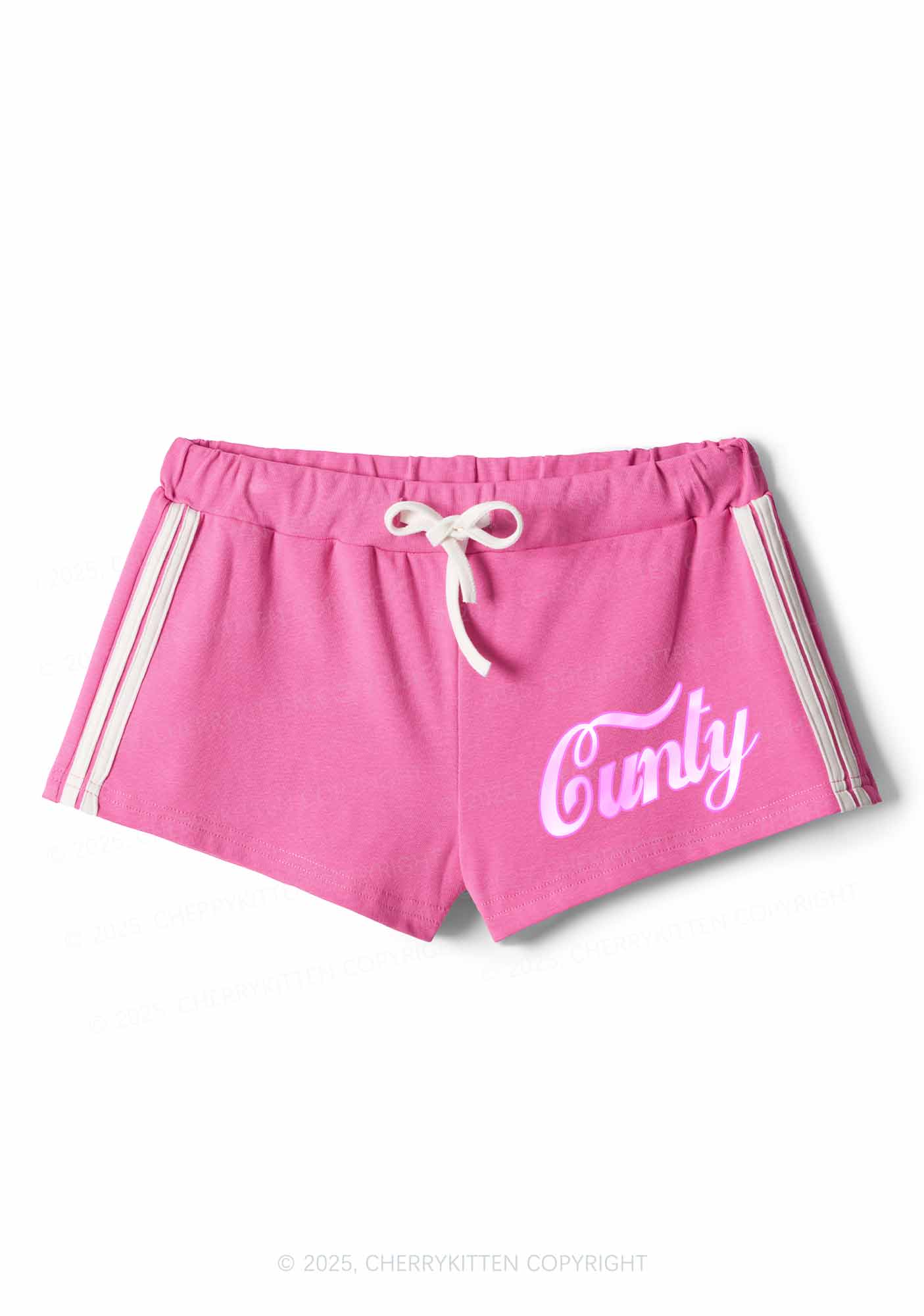 Cunty Y2K Drawstring Mini Shorts Cherrykitten