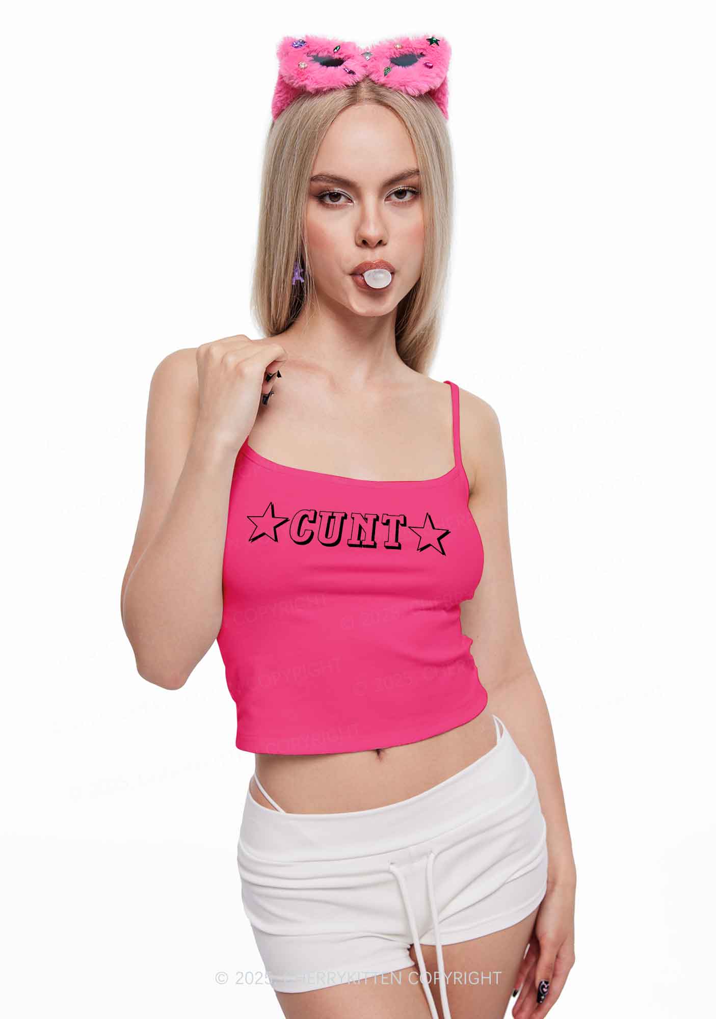 Star Count Y2K Spaghetti Strap Cami Cherrykitten