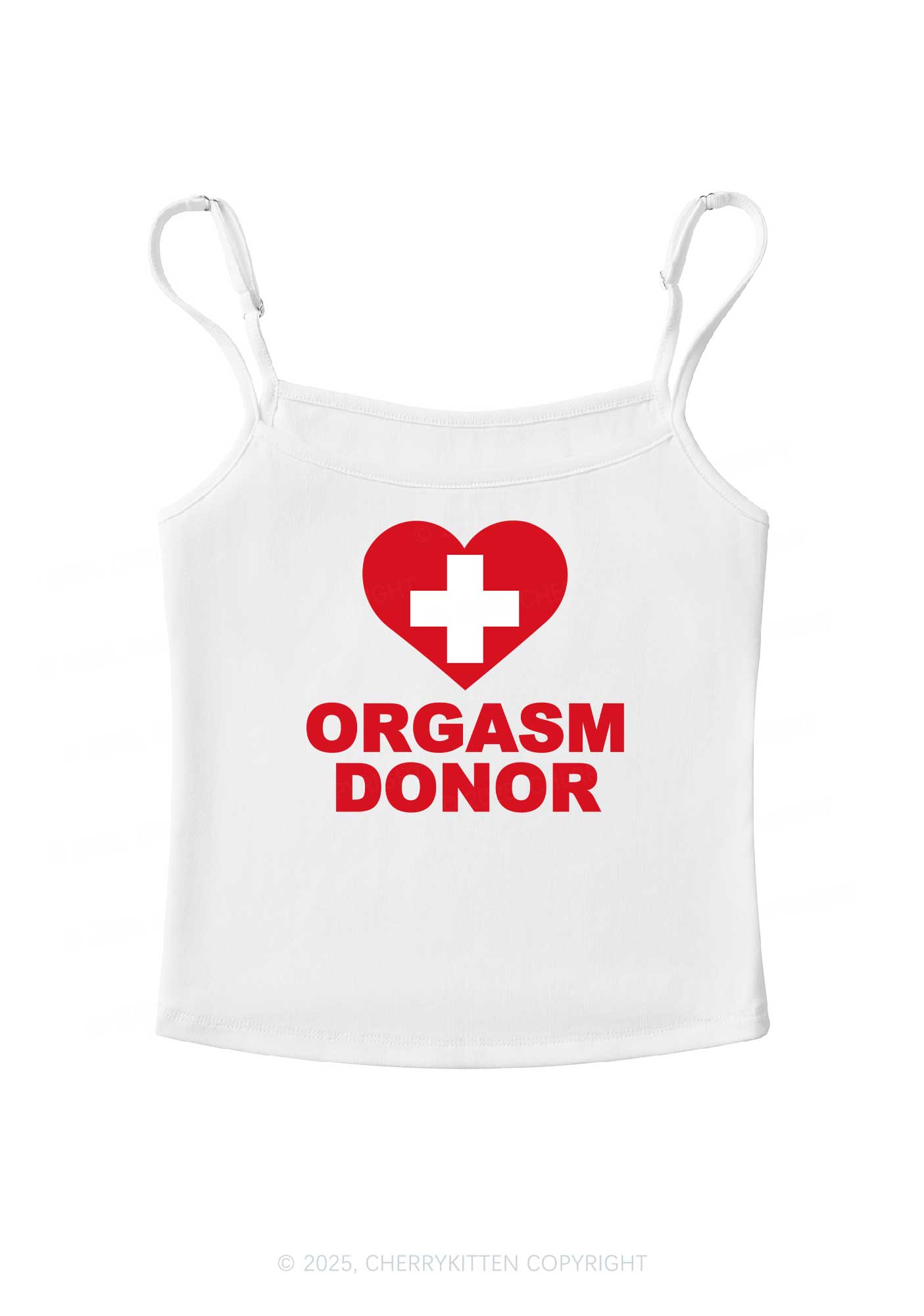 Orgxsm Donor Y2K Spaghetti Strap Cami Cherrykitten