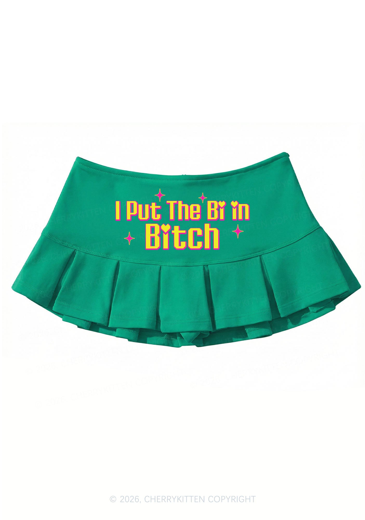 Put The Bi In Bxxch Pride Y2K Mini Pleated Skirts Cherrykitten