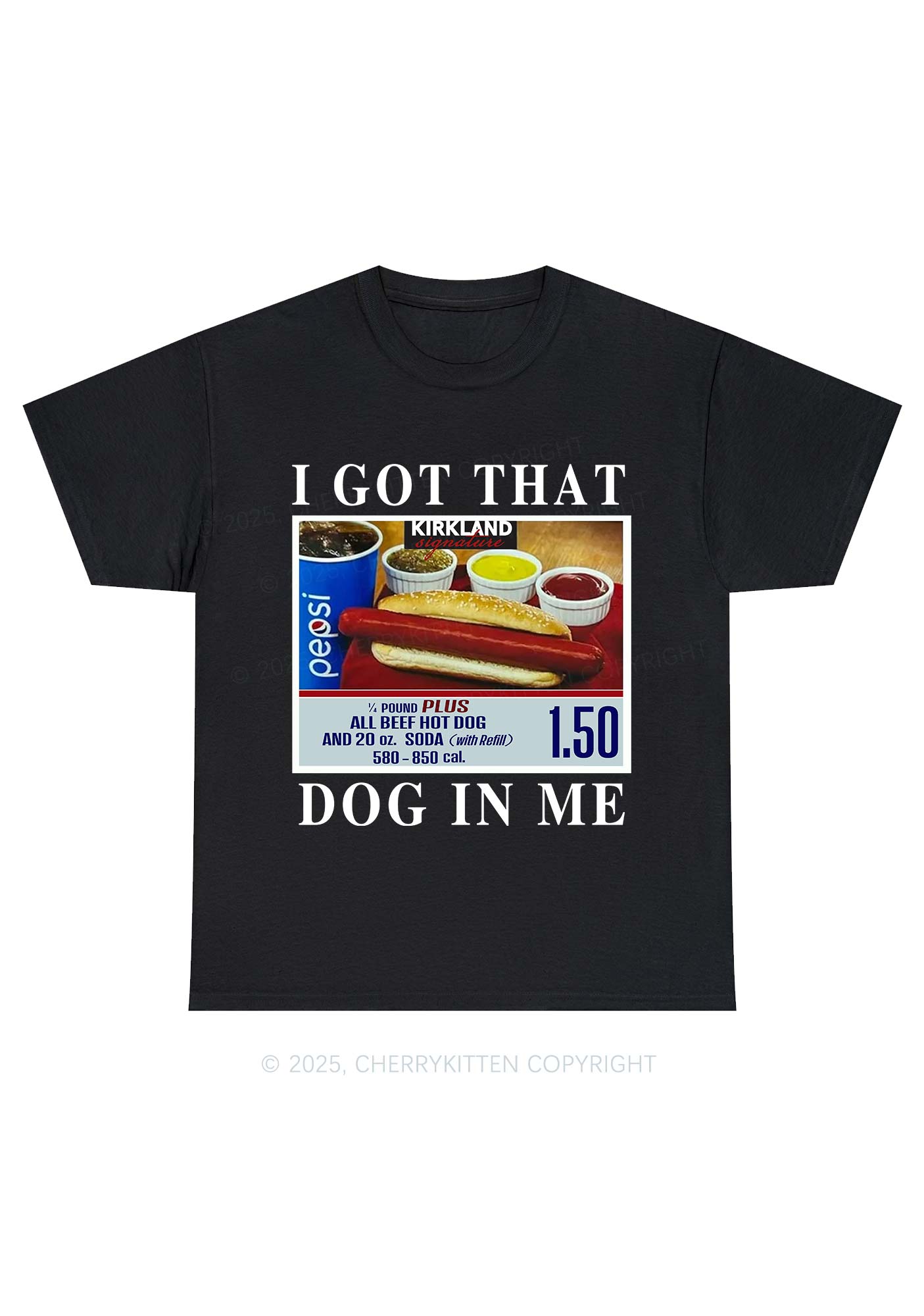 I Got That Hot Dog In Me Y2K Chunky Shirt Cherrykitten