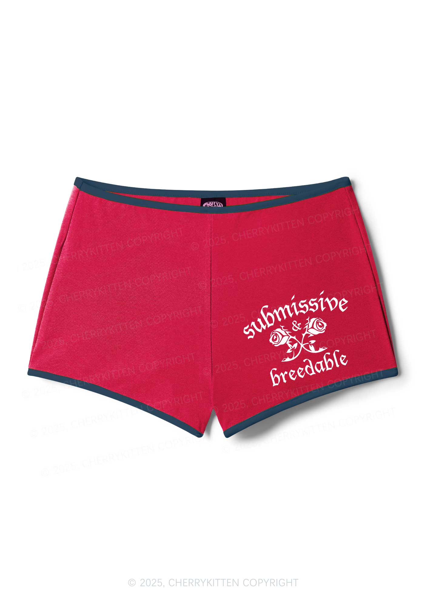 Submissive And Breedable Y2K Booty Shorts Cherrykitten