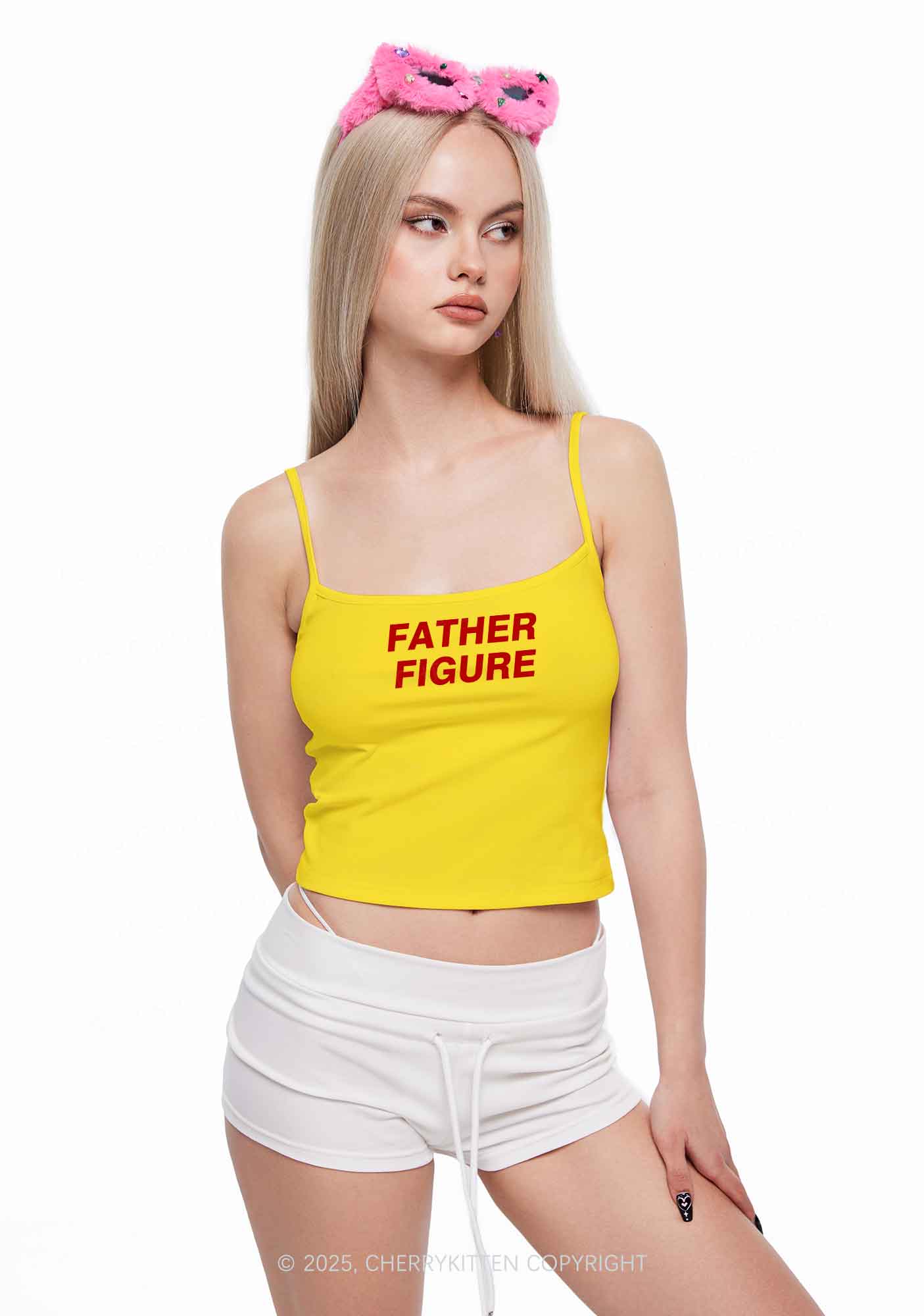 Father Figure Y2K Spaghetti Strap Cami Cherrykitten