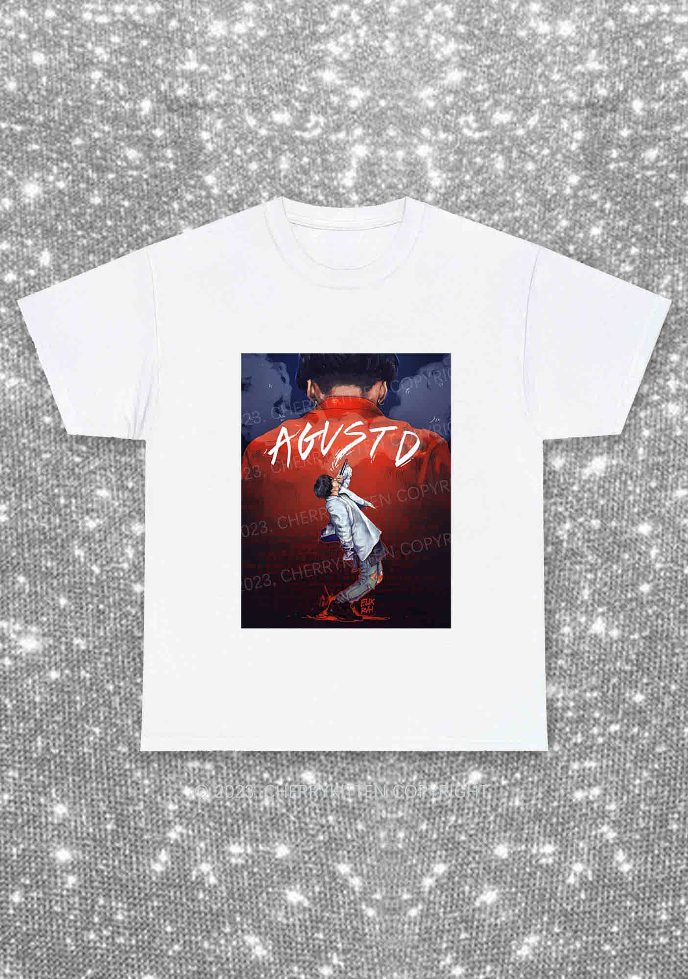Agust D Kpop Y2K Chunky Shirt Cherrykitten