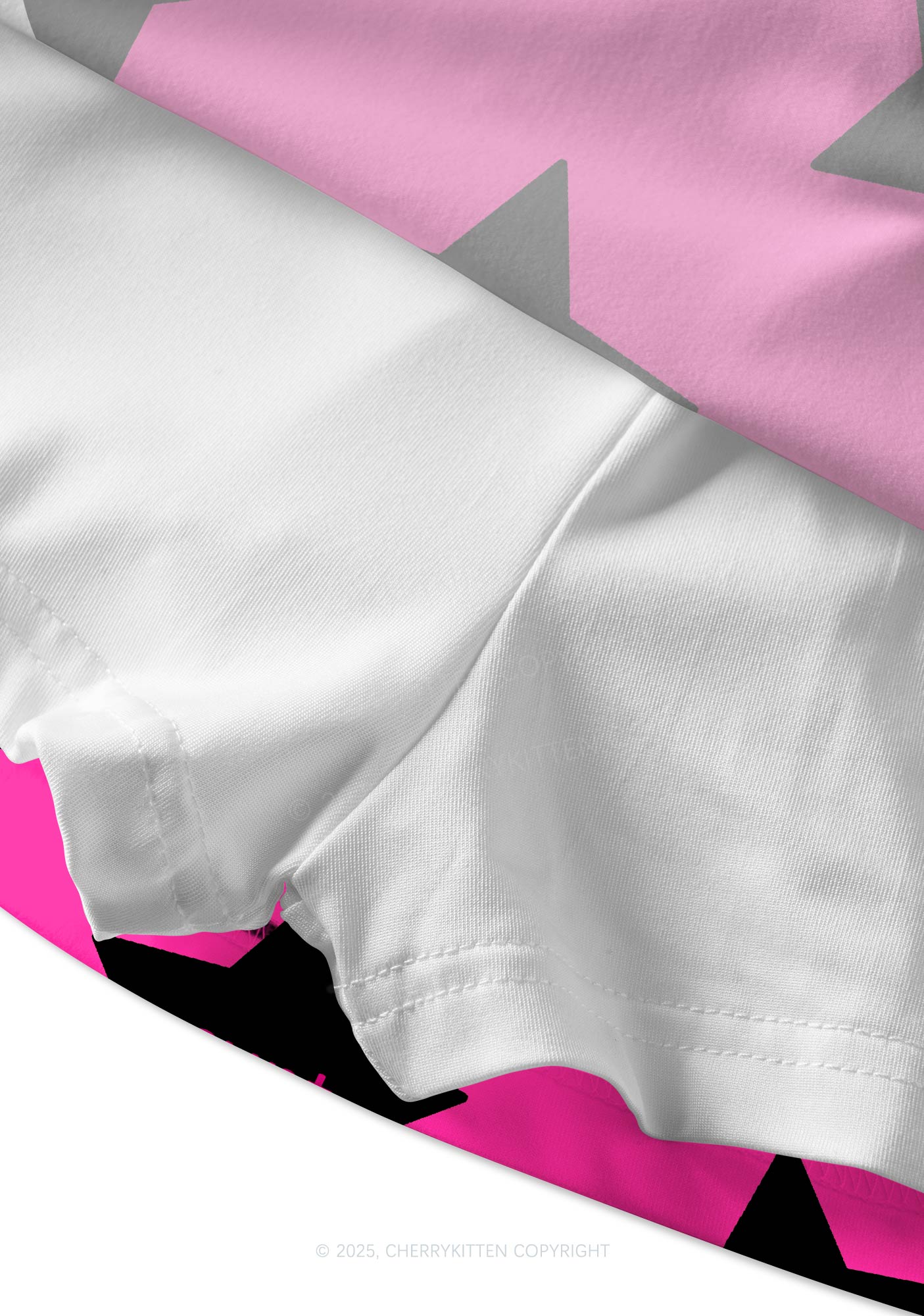 Cxxt Stars Y2K Print Mini Skirt Cherrykitten