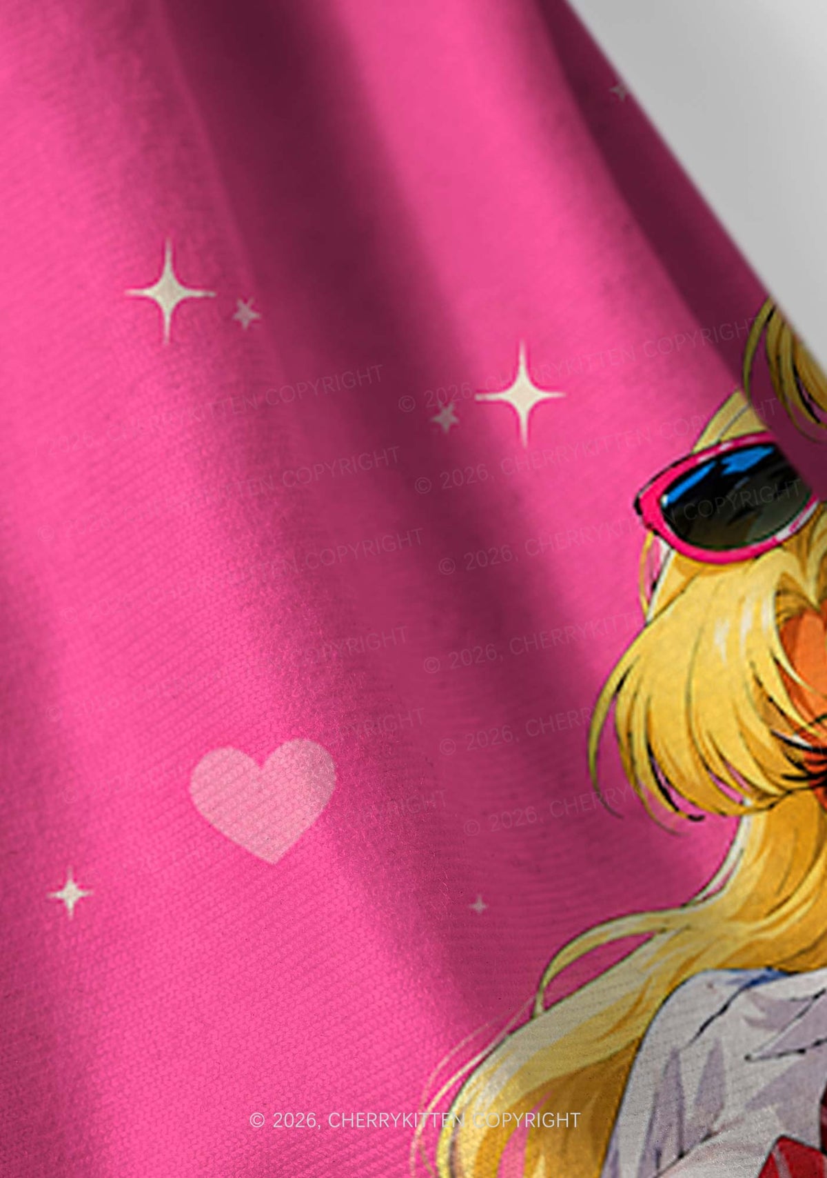 Anime Girl Y2K Print Headband Cherrykitten
