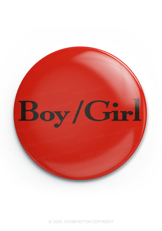 Boy Or Girl Pride 1Pc Y2K Pin Badge Cherrykitten