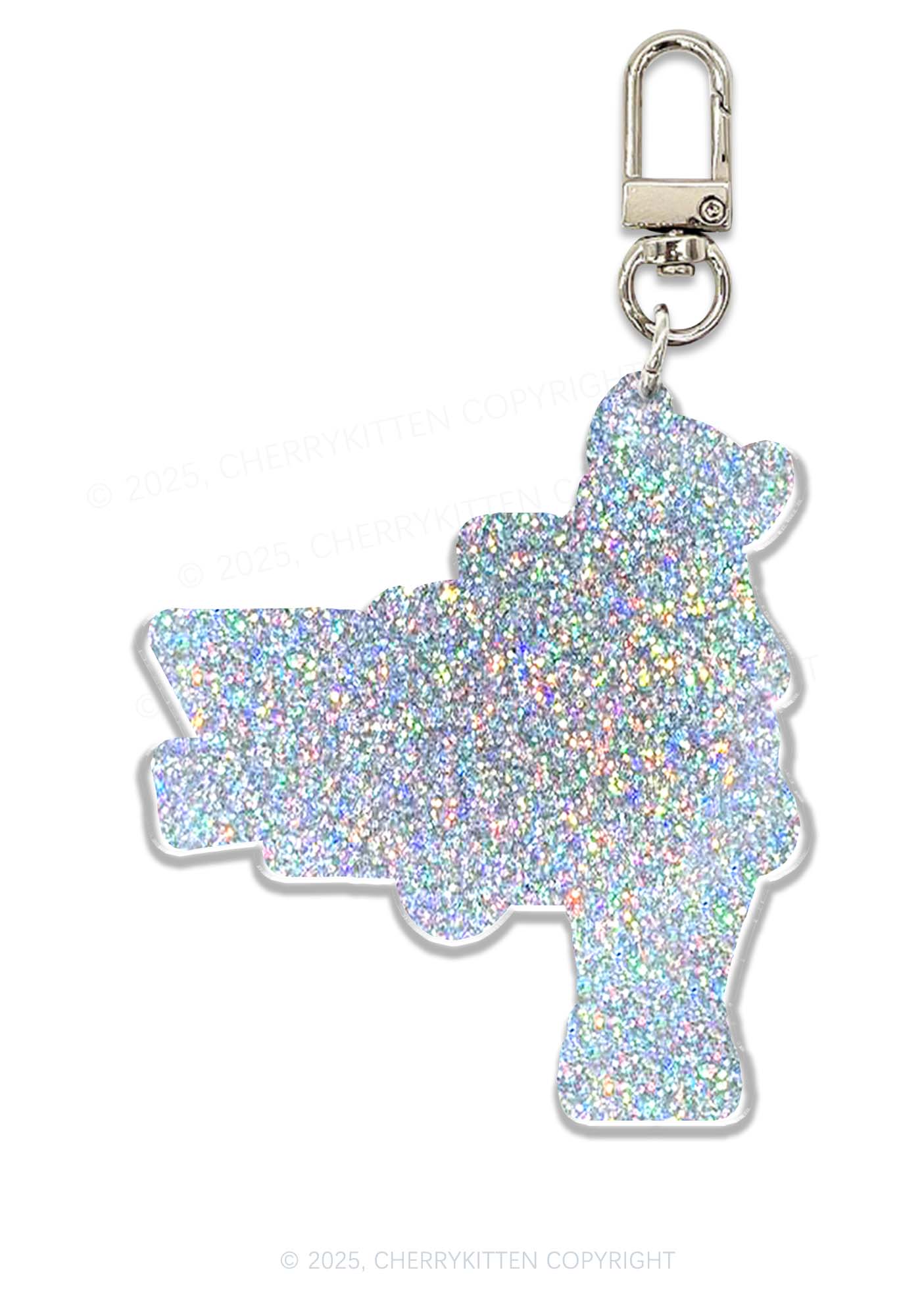 Pink Ratz 1Pc Y2K Glitter Keychain Cherrykitten