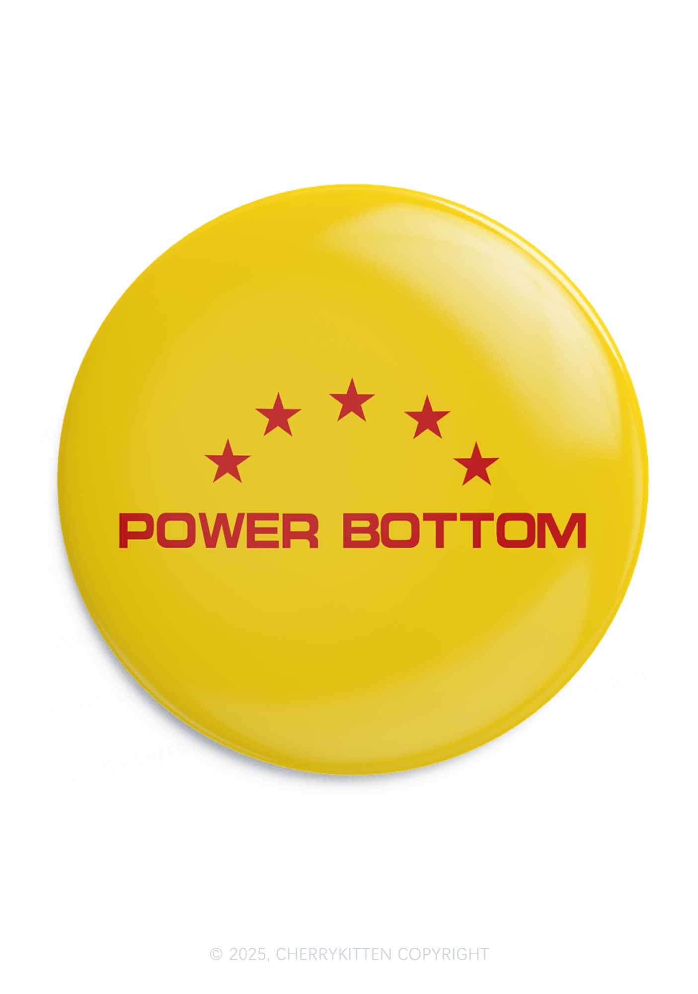 Power Bottom Pride 1Pc Y2K Pin Badge Cherrykitten