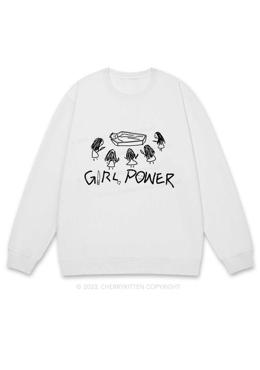 Girls Power Y2K Sweatshirt Cherrykitten