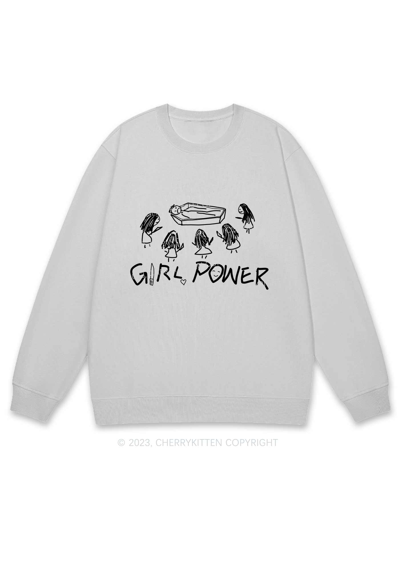 Girls Power Y2K Sweatshirt Cherrykitten