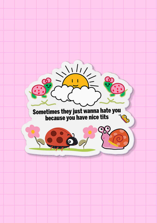 They Just Hate You 1Pc Y2K Pin Cherrykitten