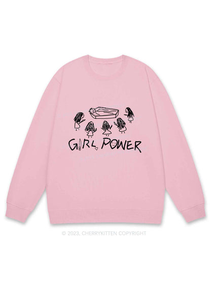 Girls Power Y2K Sweatshirt Cherrykitten