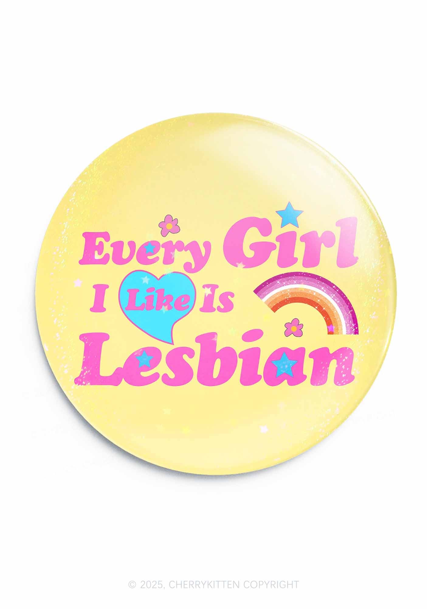 Lesbian Girl Pride 1Pc Y2K Pin Badge Cherrykitten