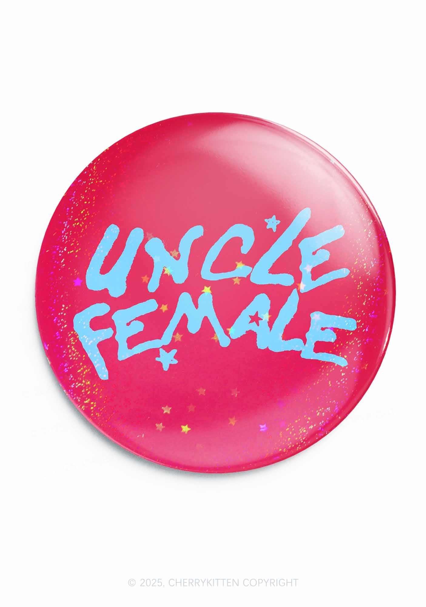 Uncle Female Pride 1Pc Y2K Pin Badge Cherrykitten