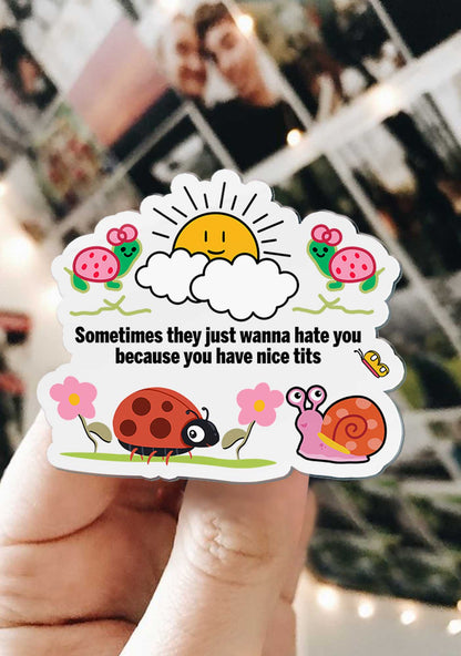 They Just Hate You 1Pc Y2K Pin Cherrykitten