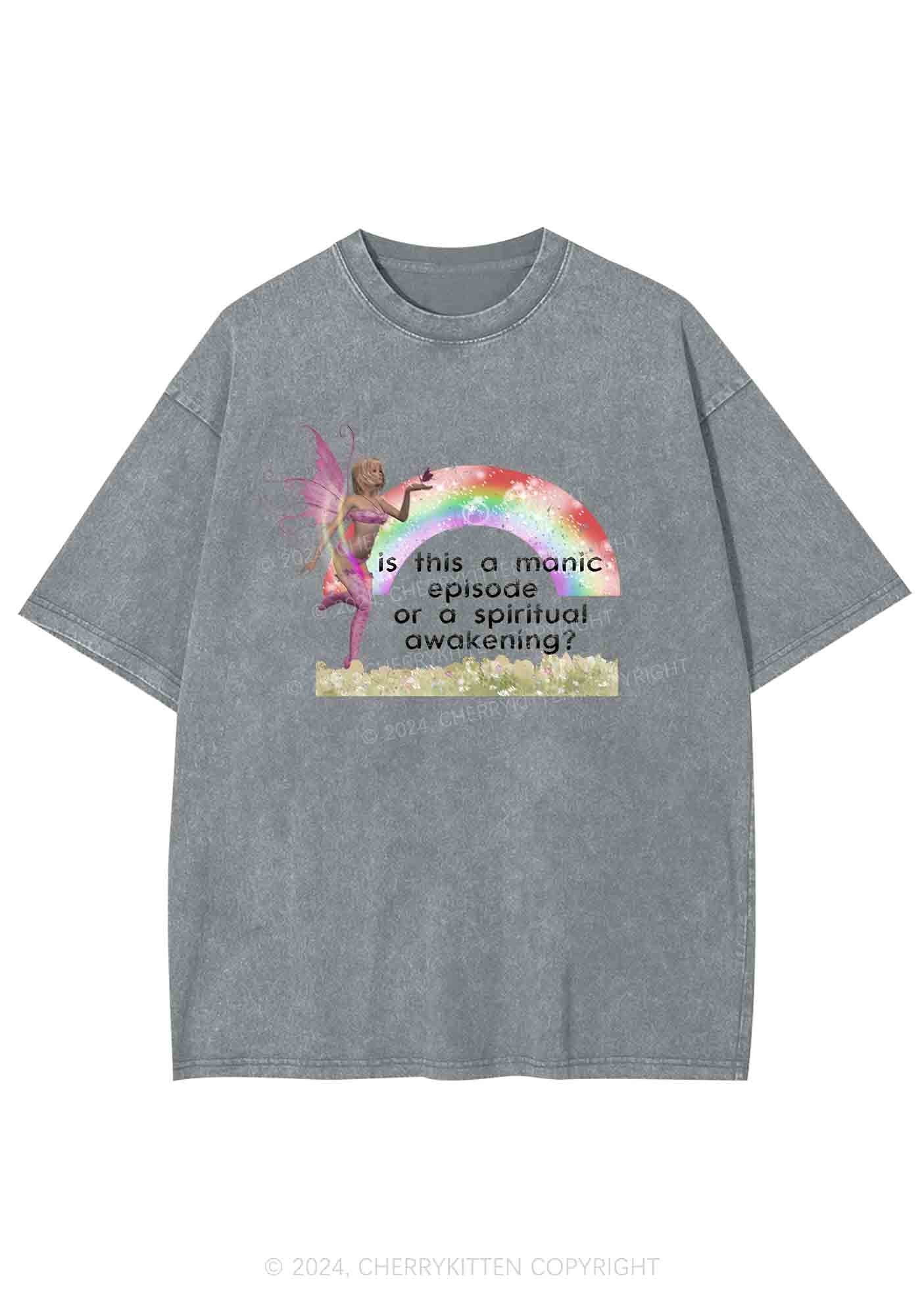 A Manic Episode Y2K Washed Tee Cherrykitten