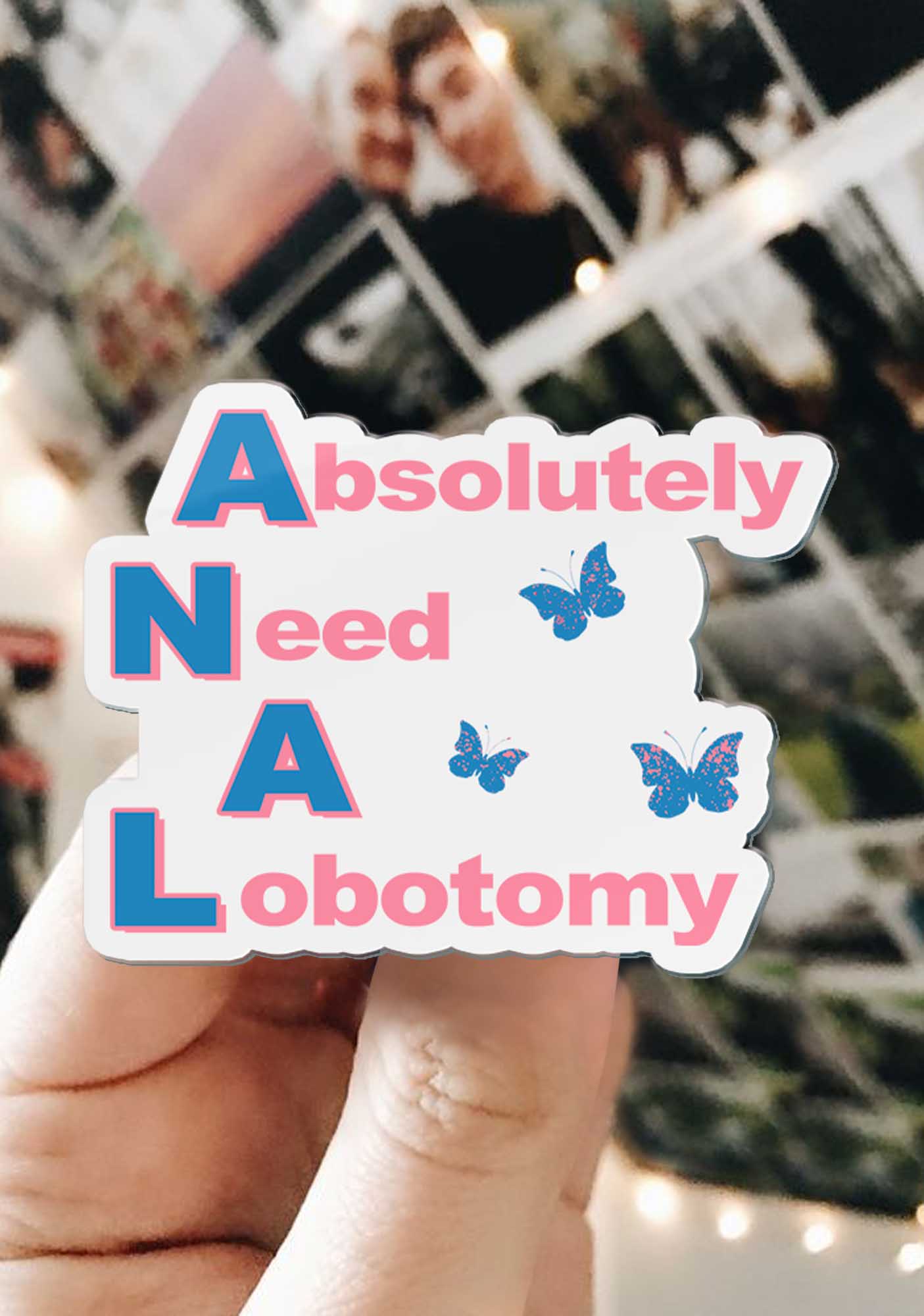 Absolutely Need A Lobotomy 1Pc Y2K Pin Cherrykitten
