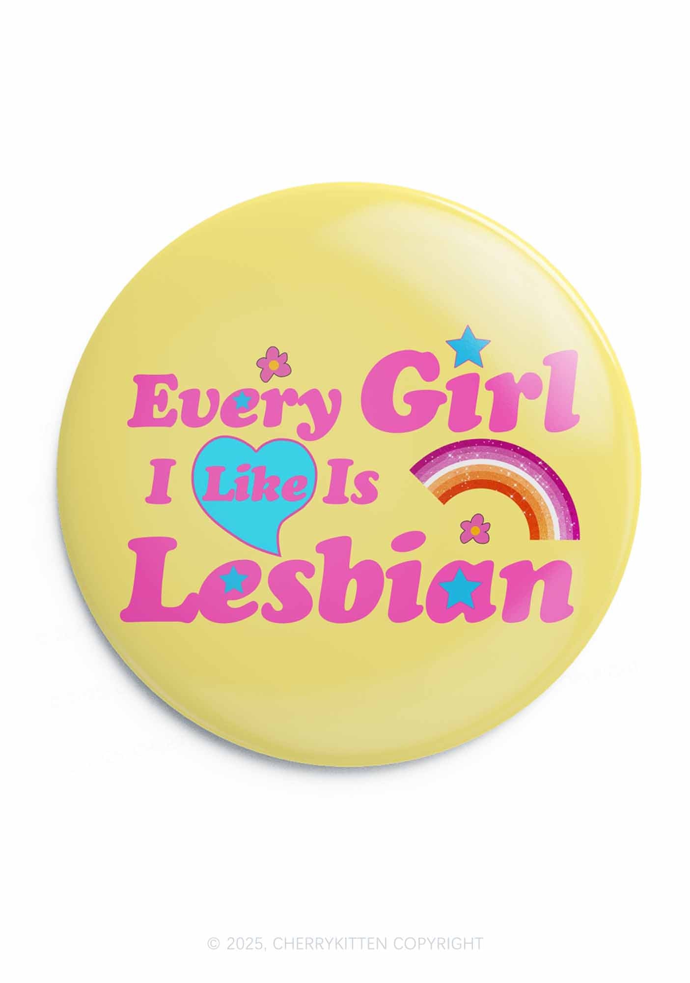 Lesbian Girl Pride 1Pc Y2K Pin Badge Cherrykitten