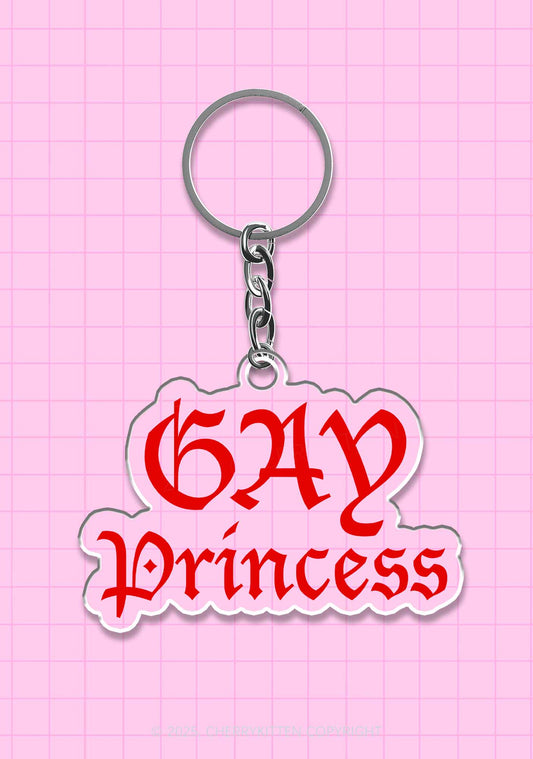Gay Princess Pride 1Pc Y2K Keychain Cherrykitten