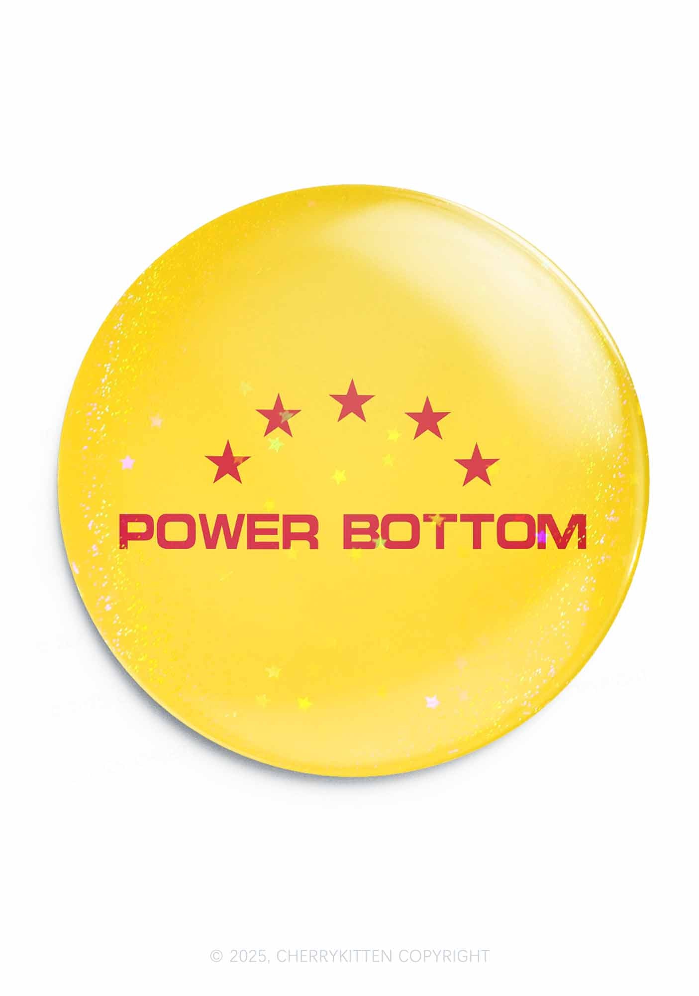 Power Bottom Pride 1Pc Y2K Pin Badge Cherrykitten