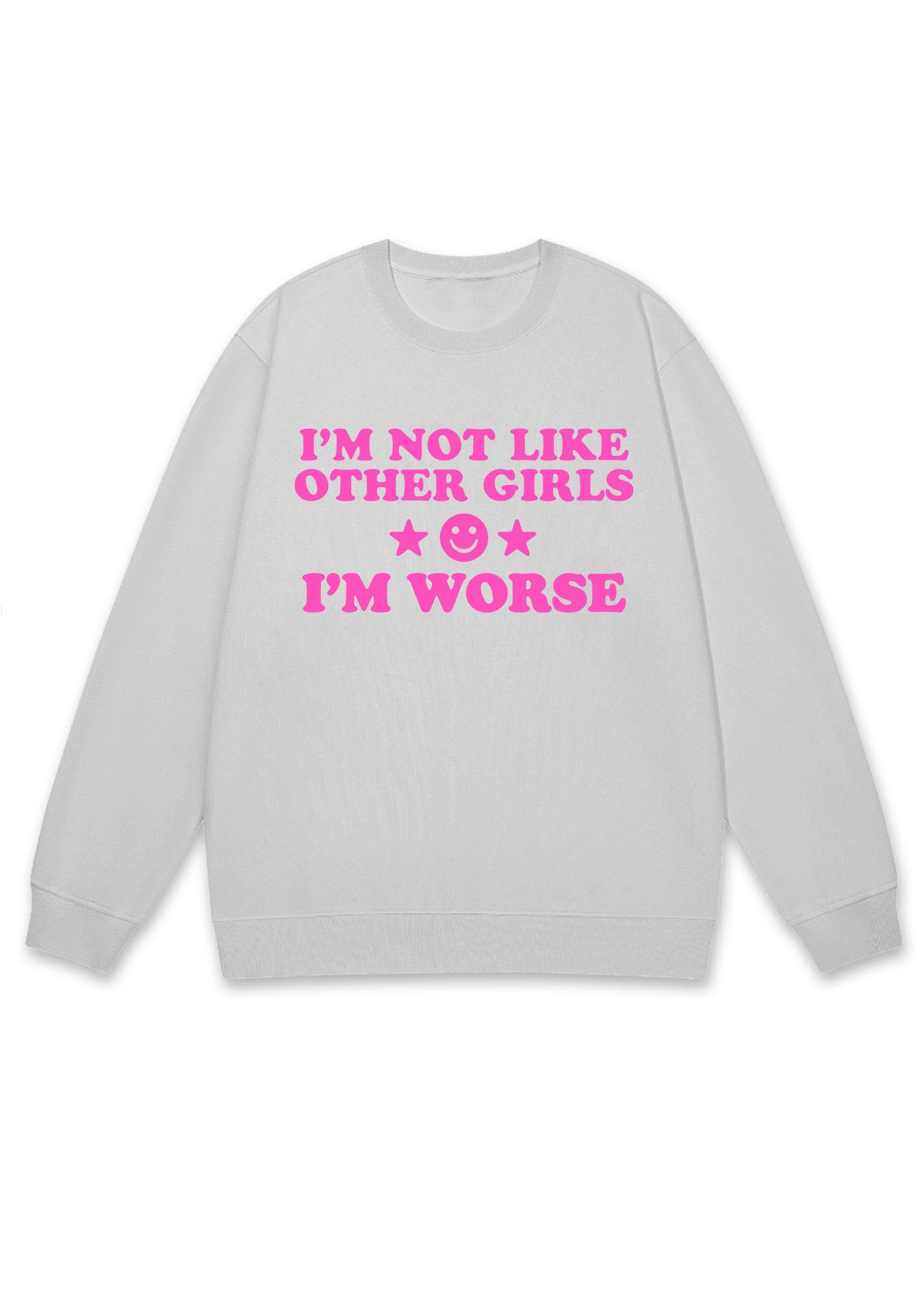 I'm Worse Y2K Sweatshirt