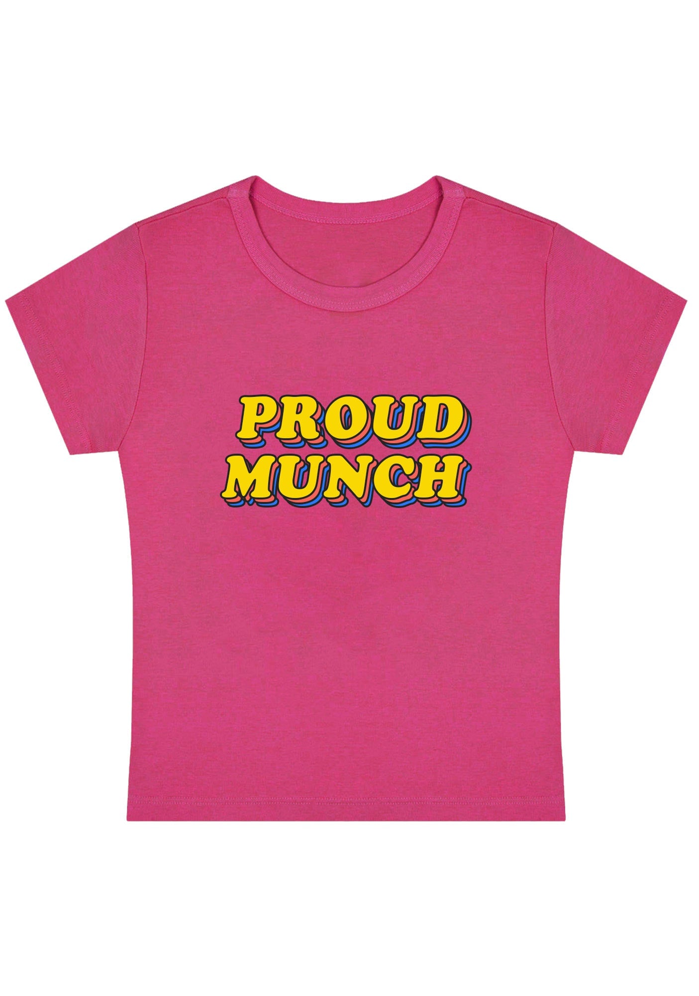 Curvy Proud Munch Baby Tee